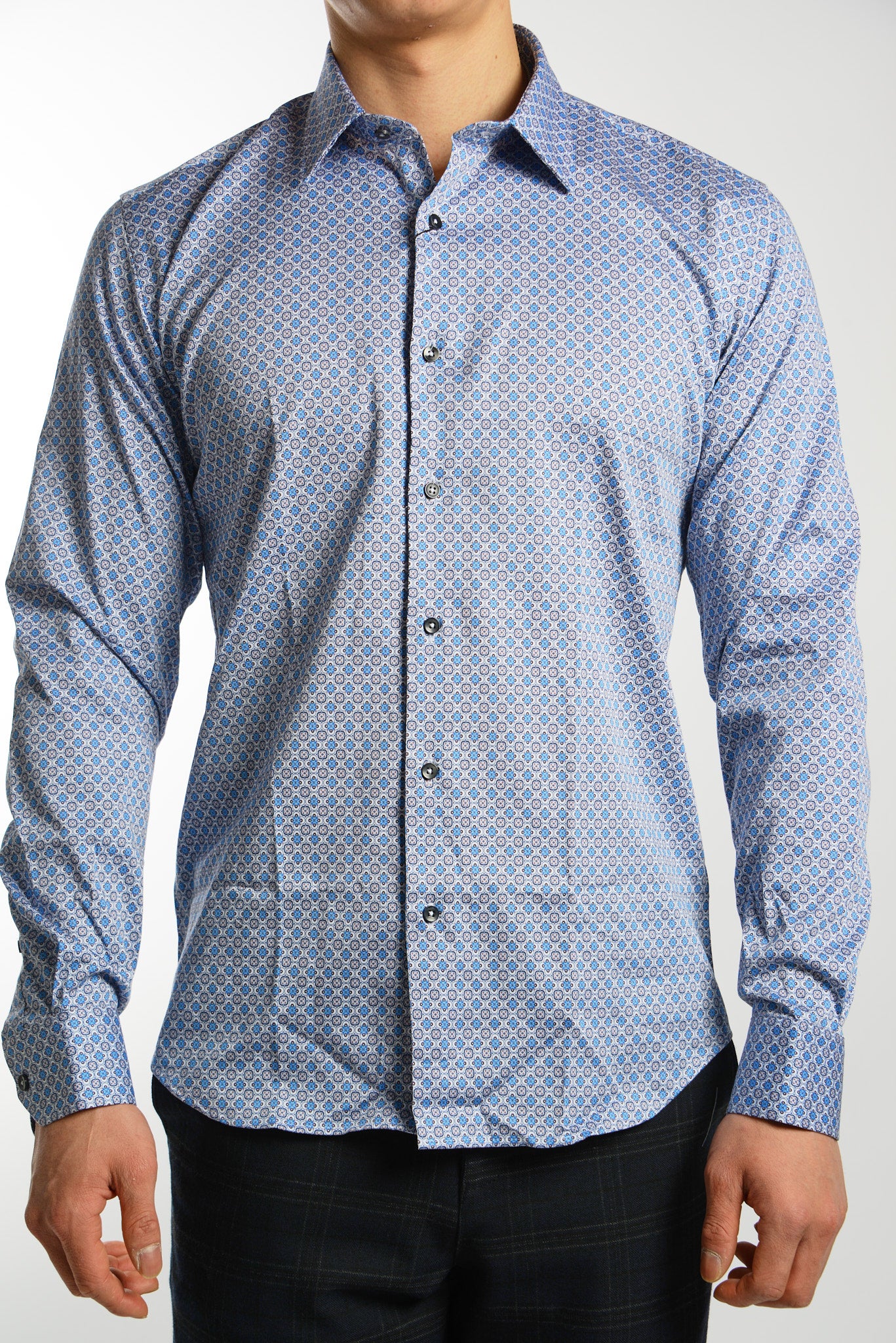 EURO SATEEN LS SPORT SHIRT