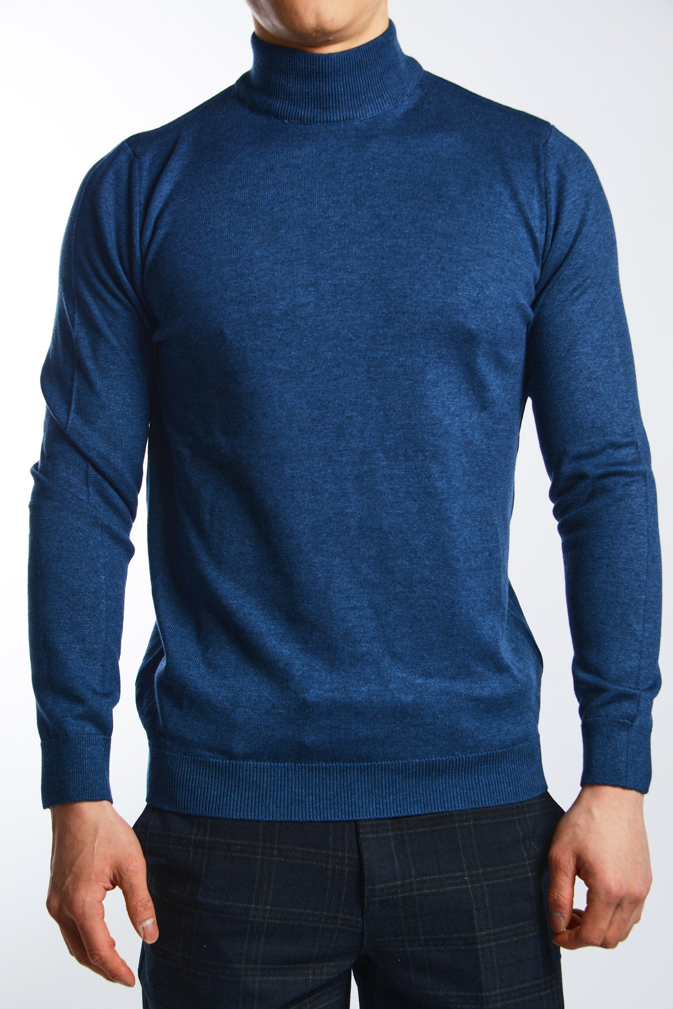 Leeds Slim Fit Mockneck Euro Sweater