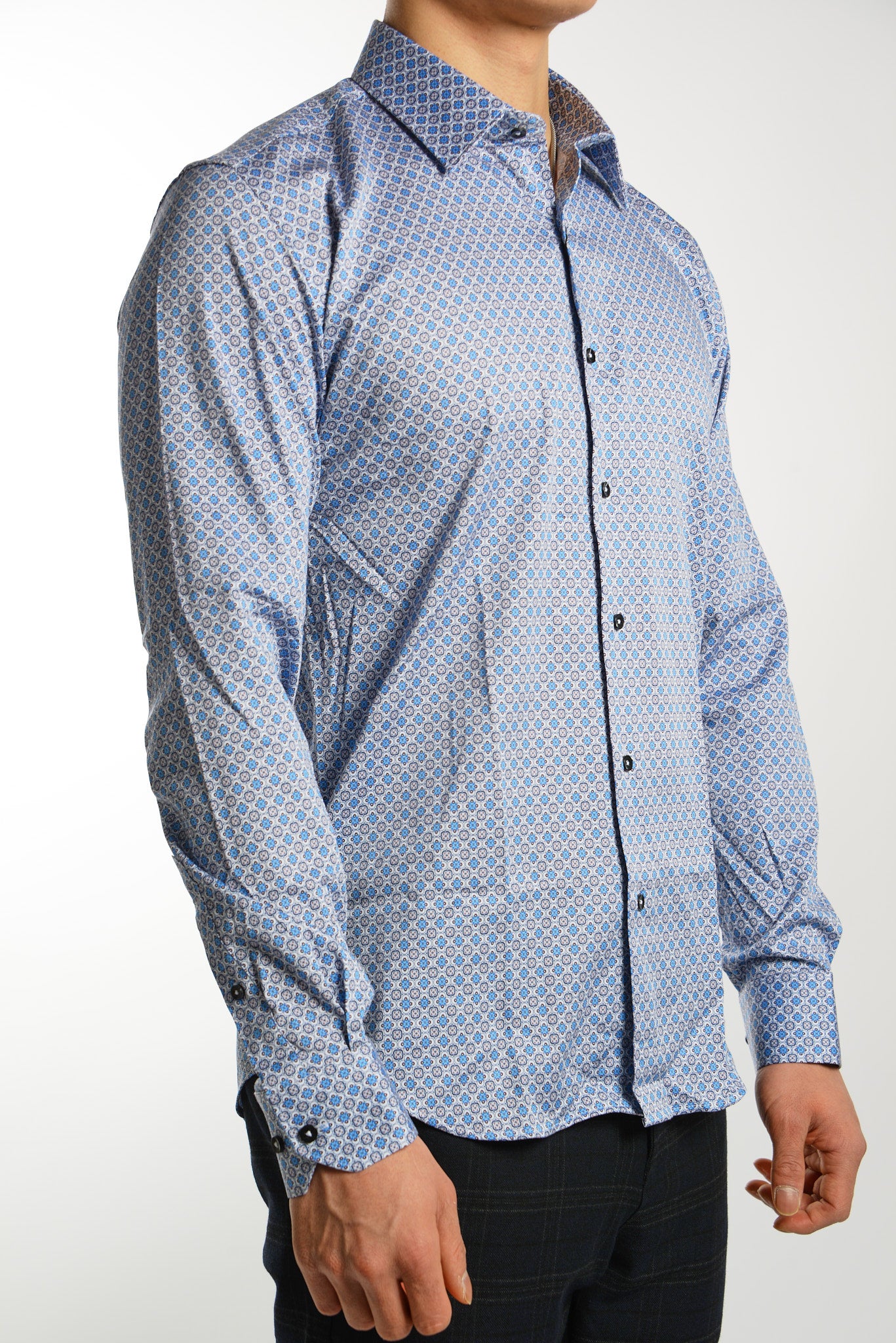 EURO SATEEN LS SPORT SHIRT