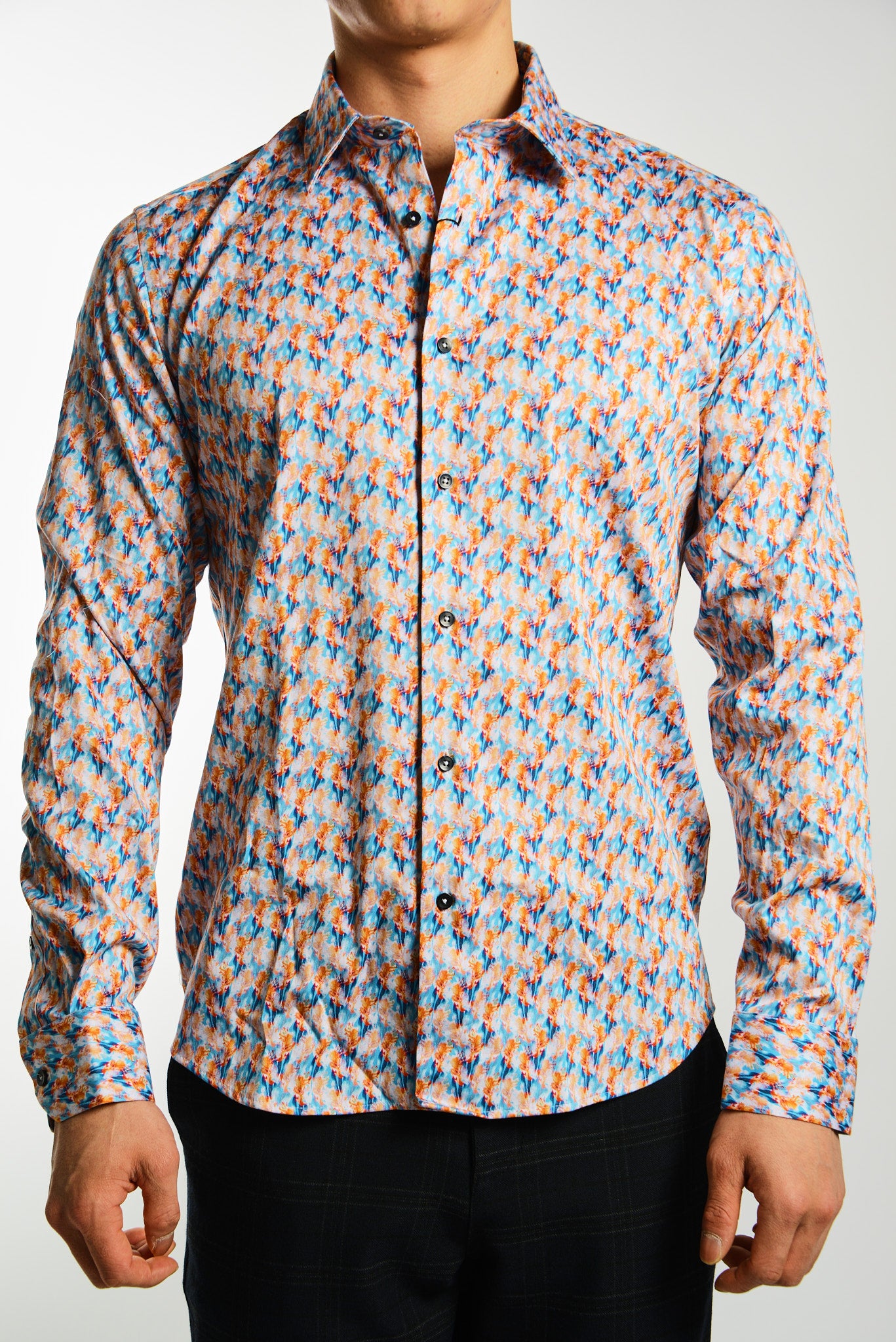 EURO SATEEN LS SPORT SHIRT