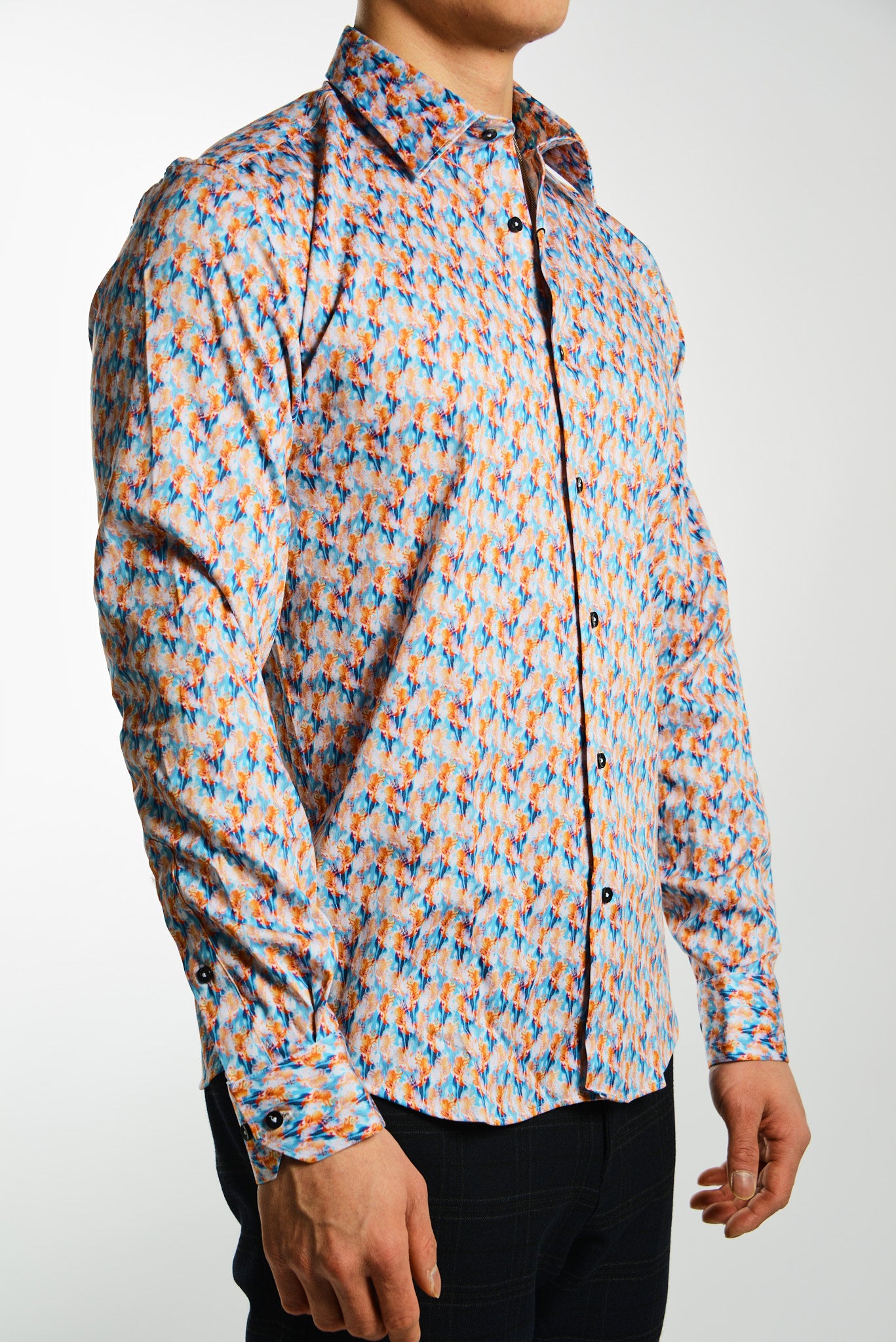 EURO SATEEN LS SPORT SHIRT