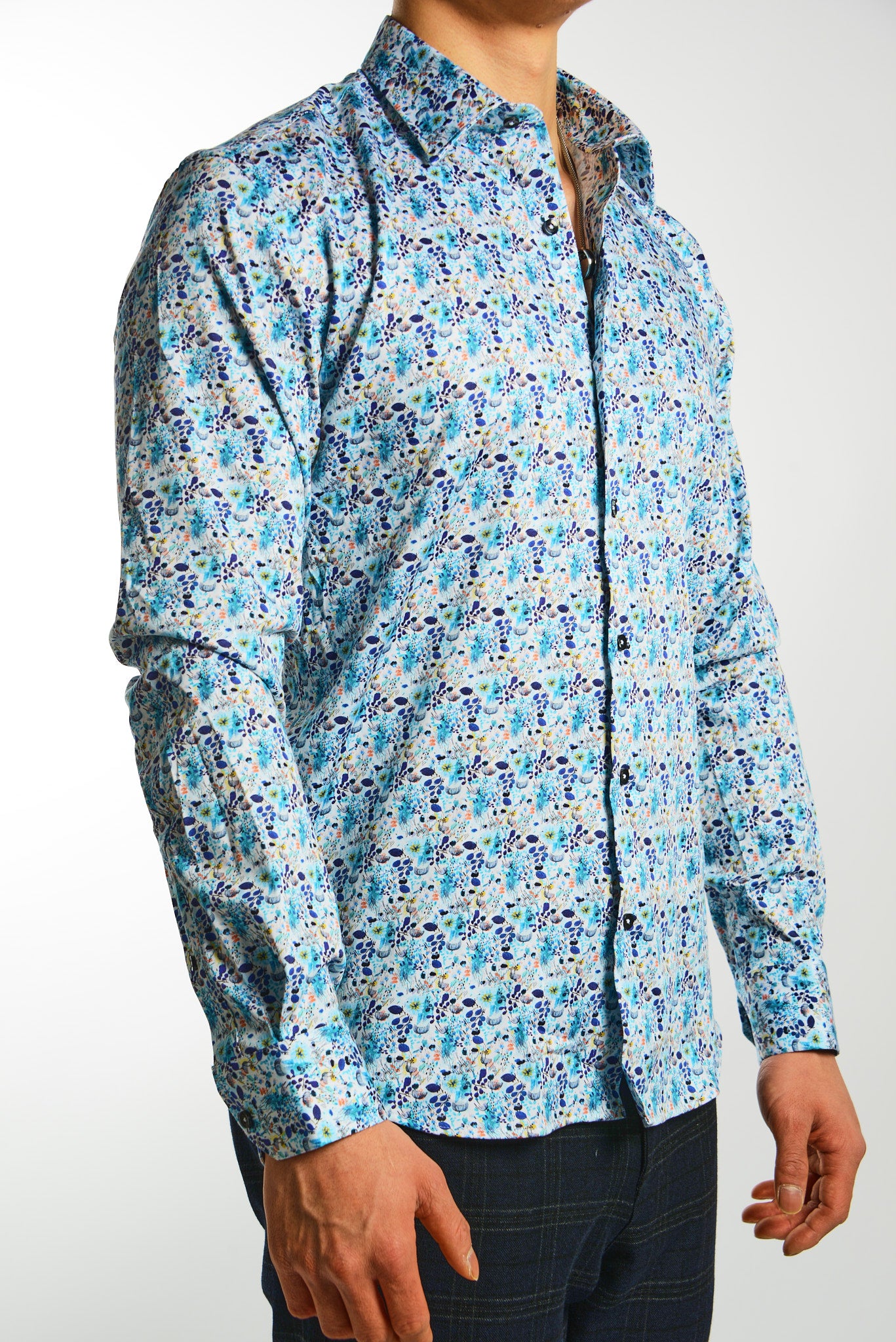 EURO SATEEN LS SPORT SHIRT