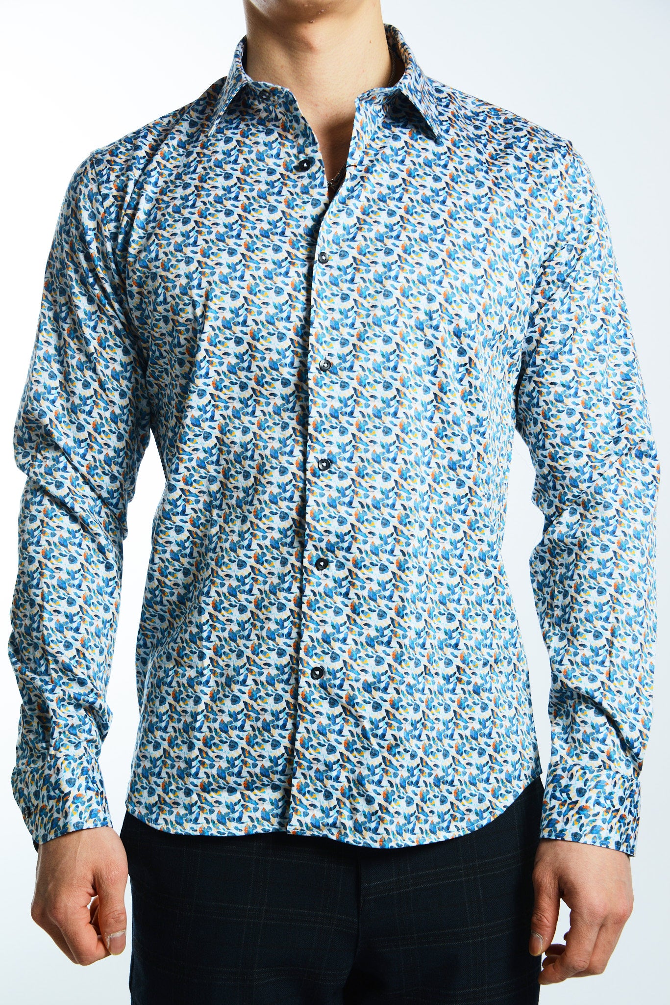 EURO SATEEN LS SPORT SHIRT