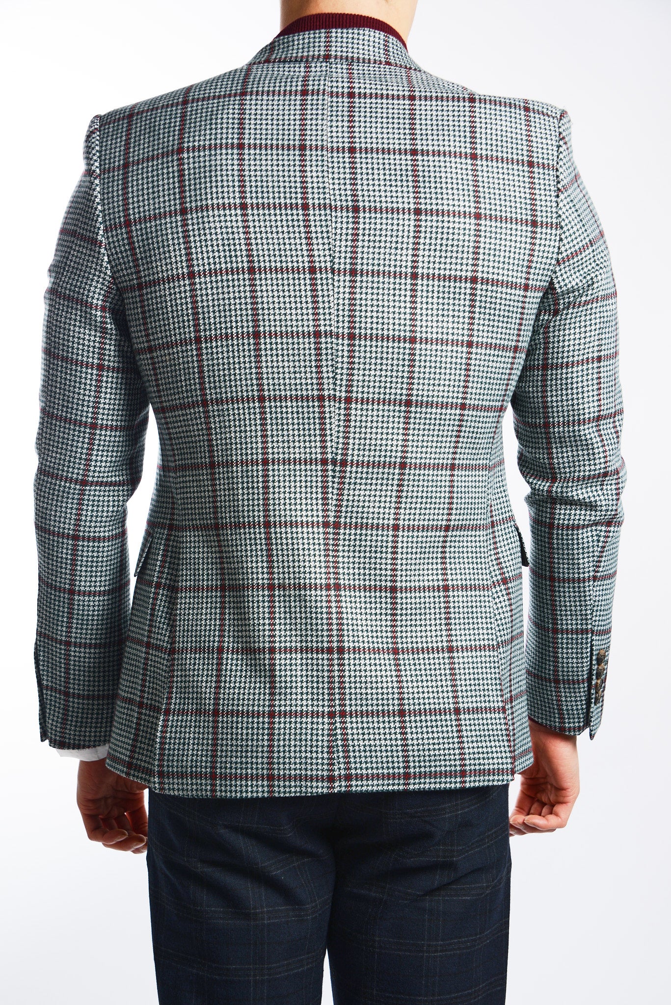 DT Windowpane Euro Sport Coat
