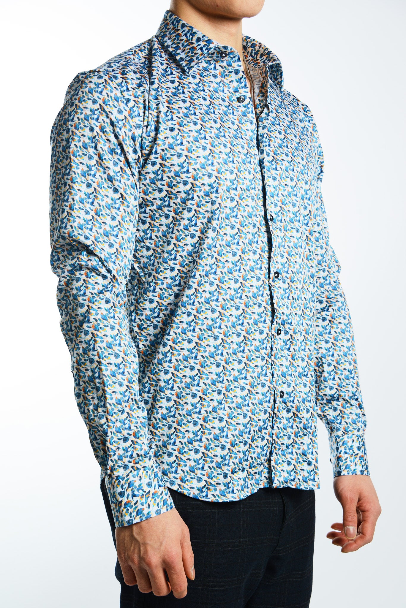 EURO SATEEN LS SPORT SHIRT