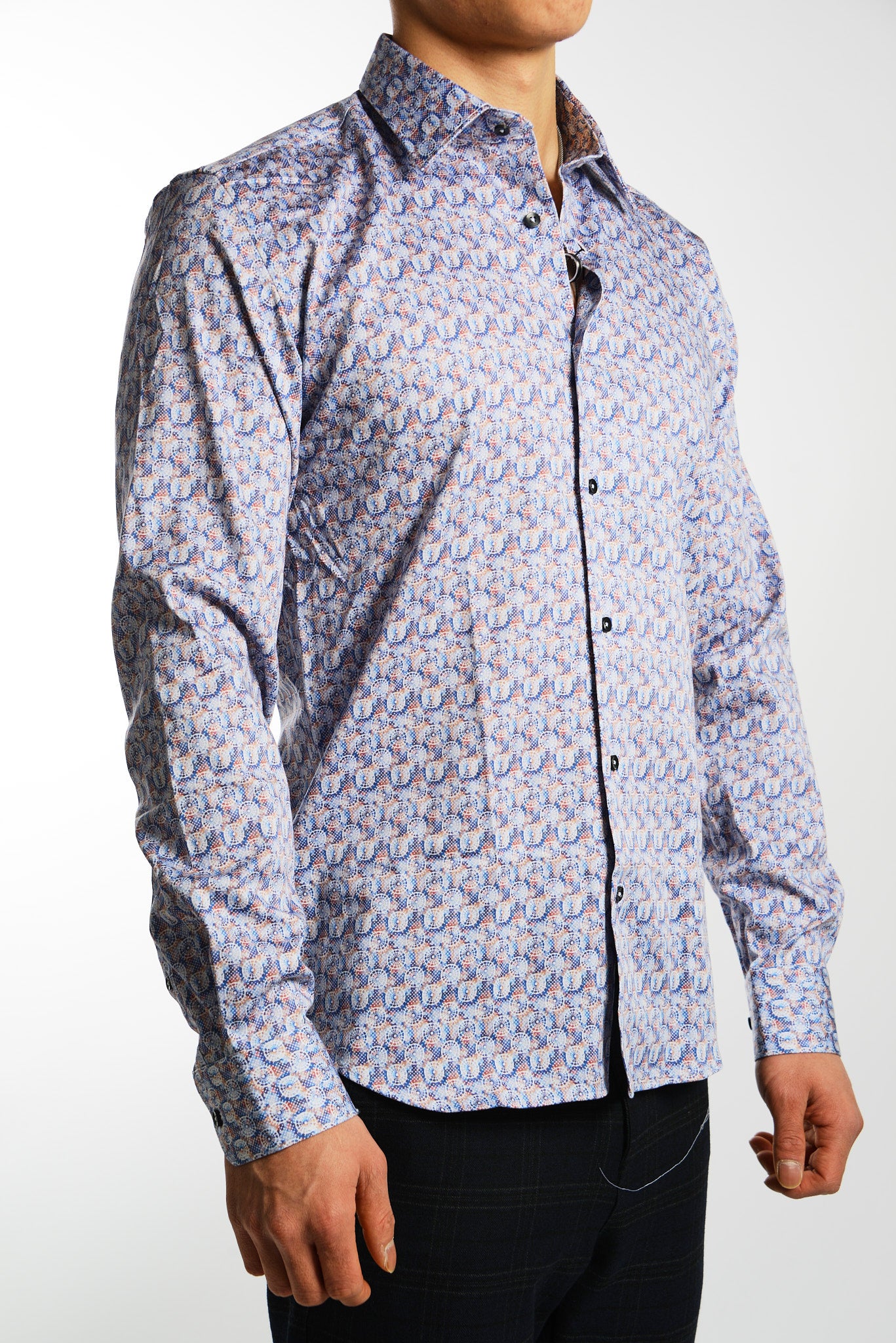 EURO SATEEN LS SPORT SHIRT