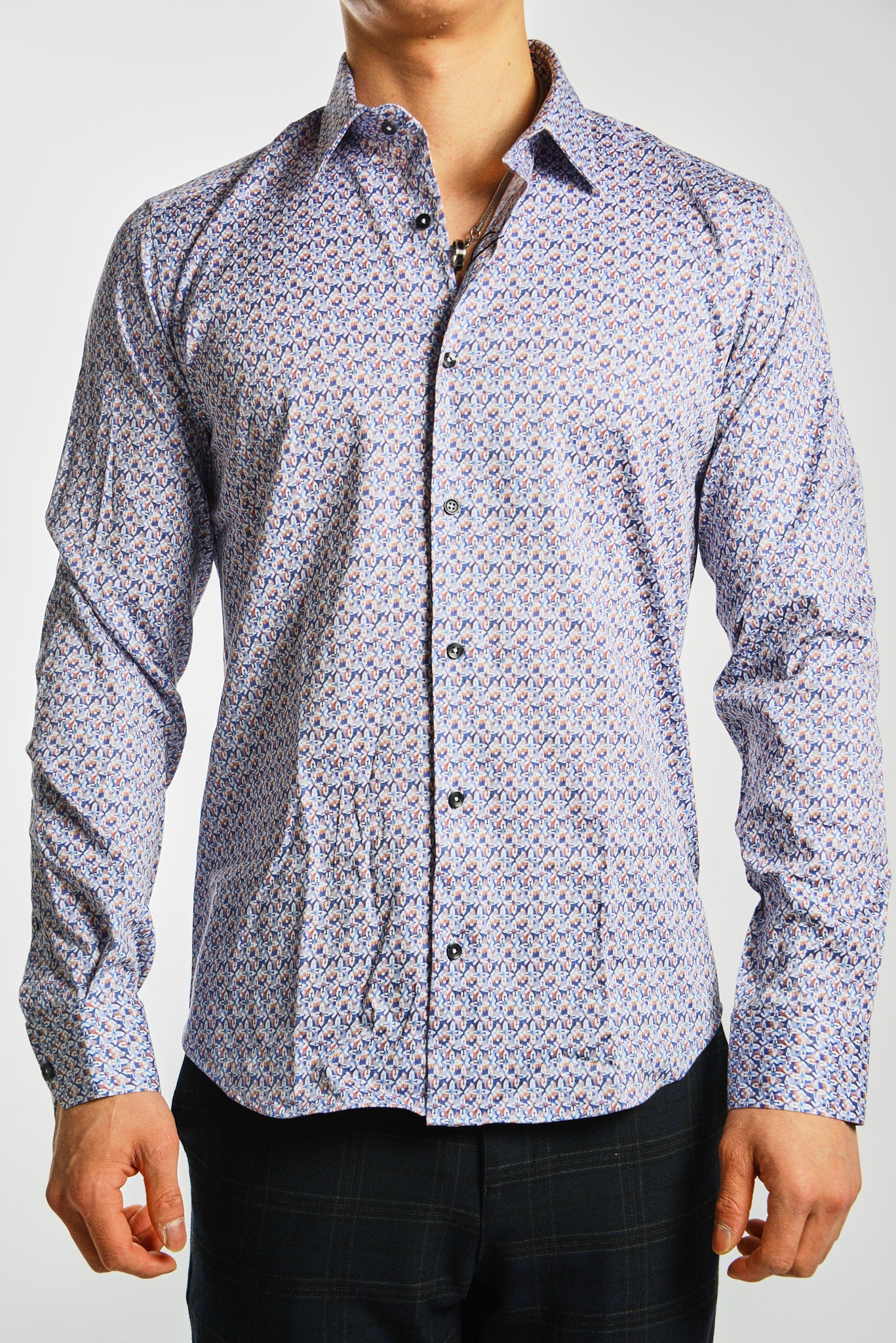EURO SATEEN LS SPORT SHIRT