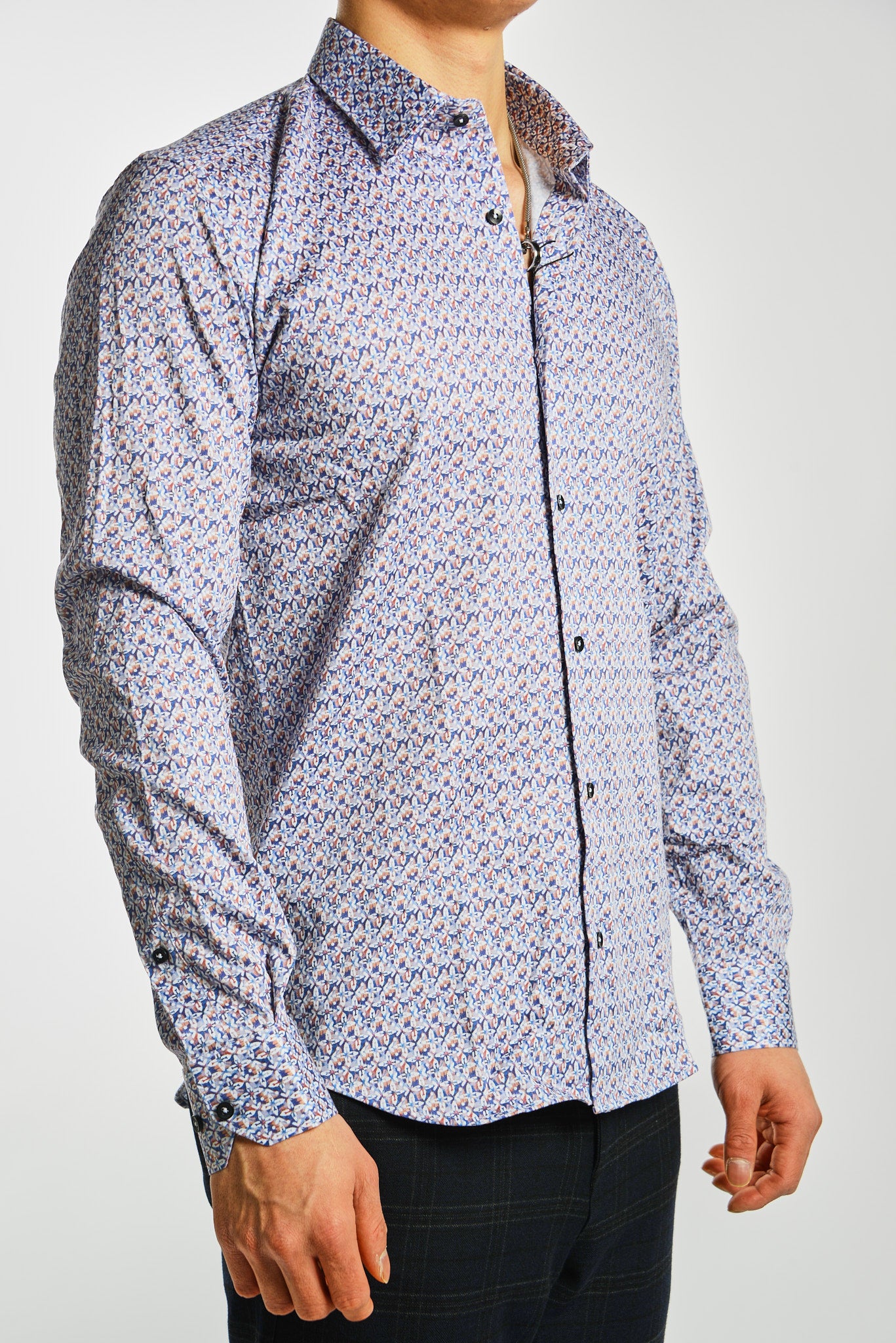 EURO SATEEN LS SPORT SHIRT