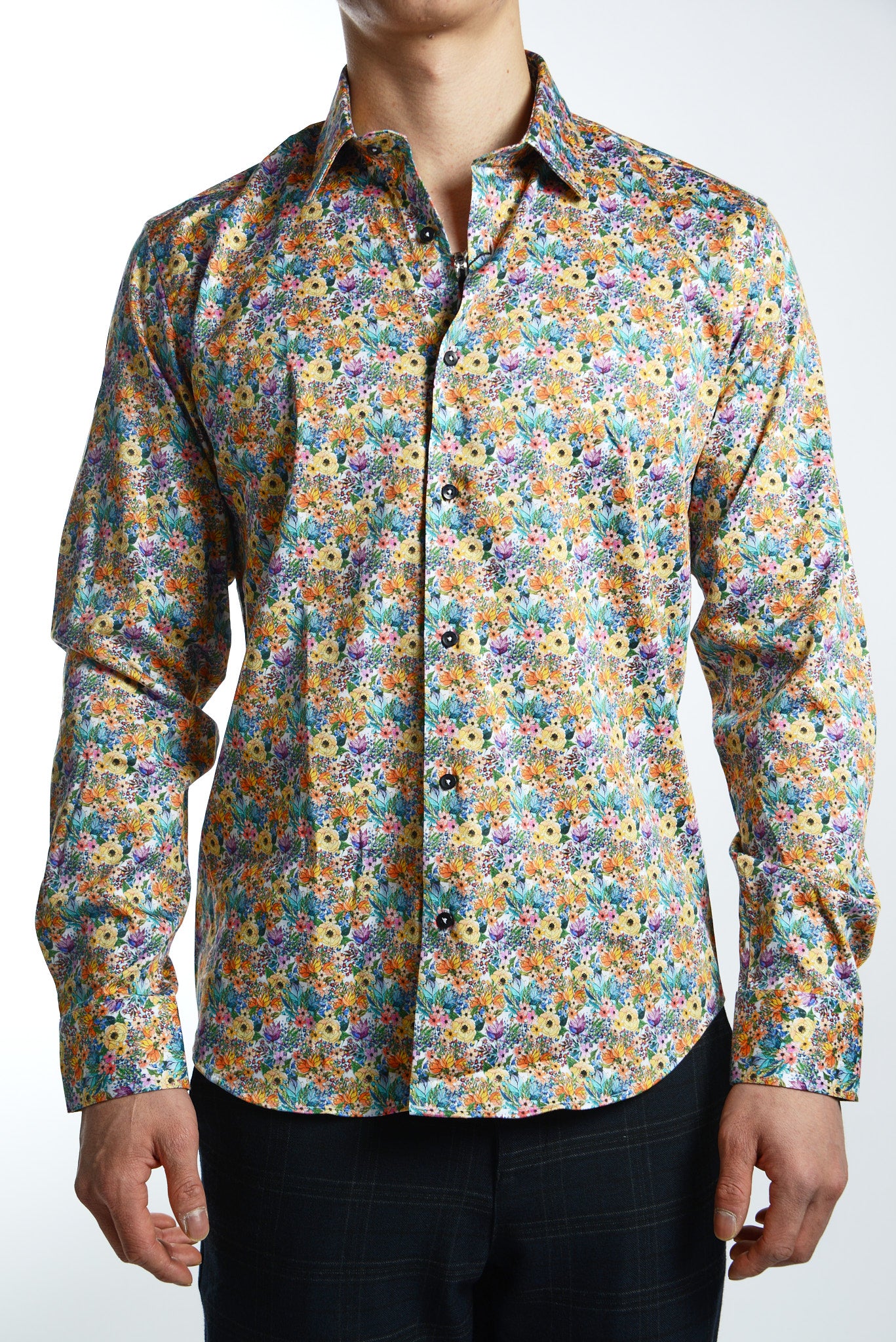 EURO SATEEN LS SPORT SHIRT