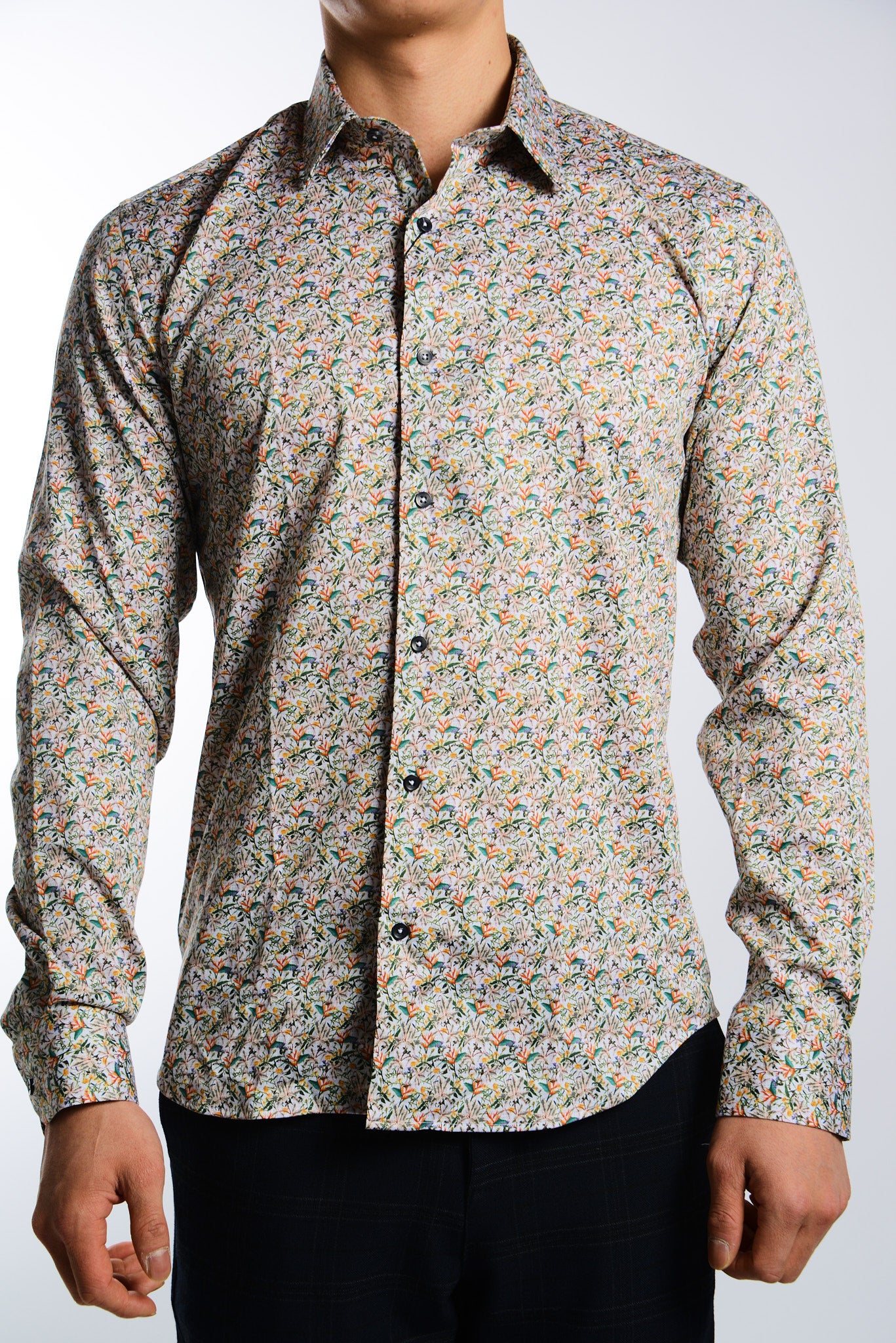 EURO SATEEN LS SPORT SHIRT