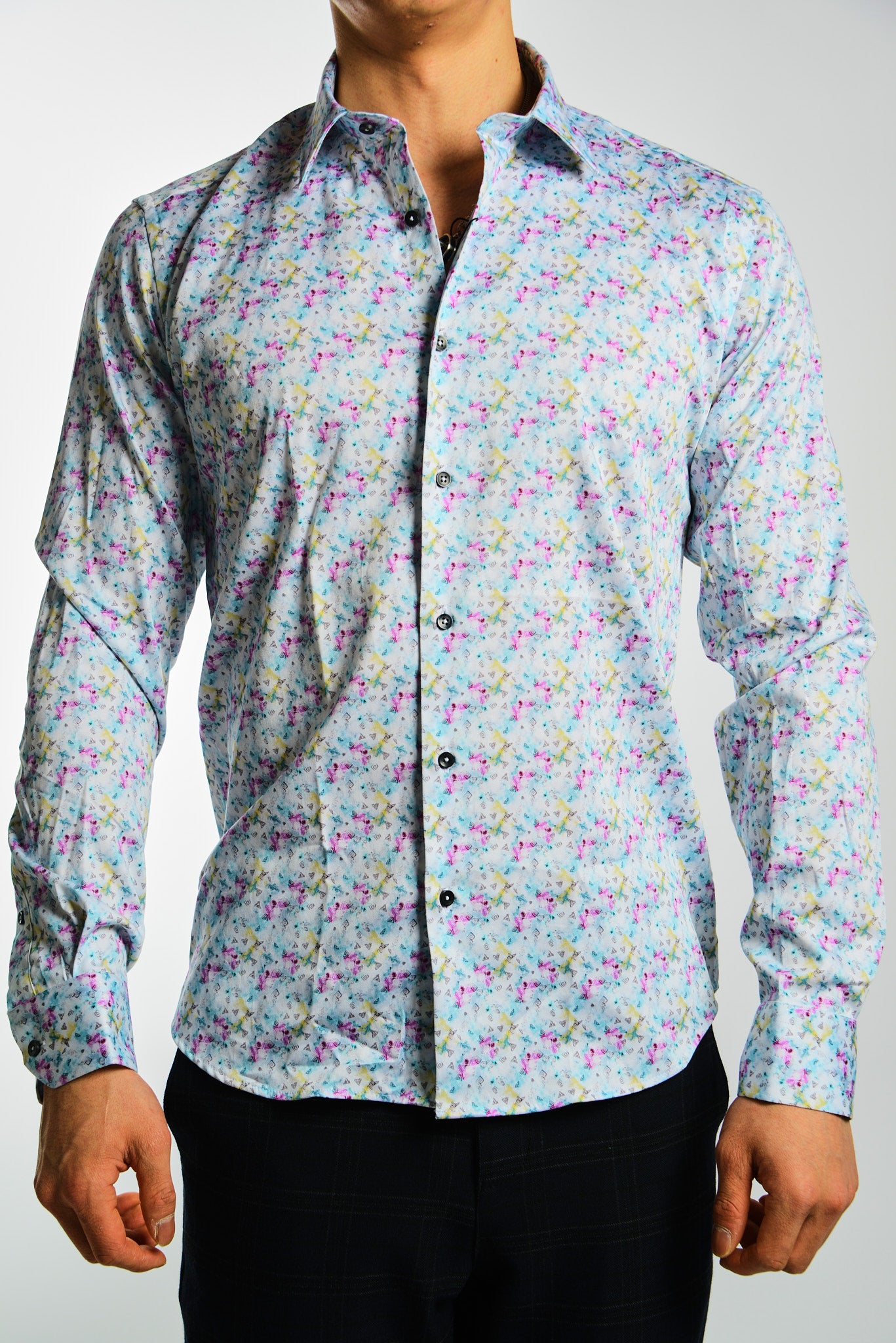 EURO SATEEN LS SPORT SHIRT