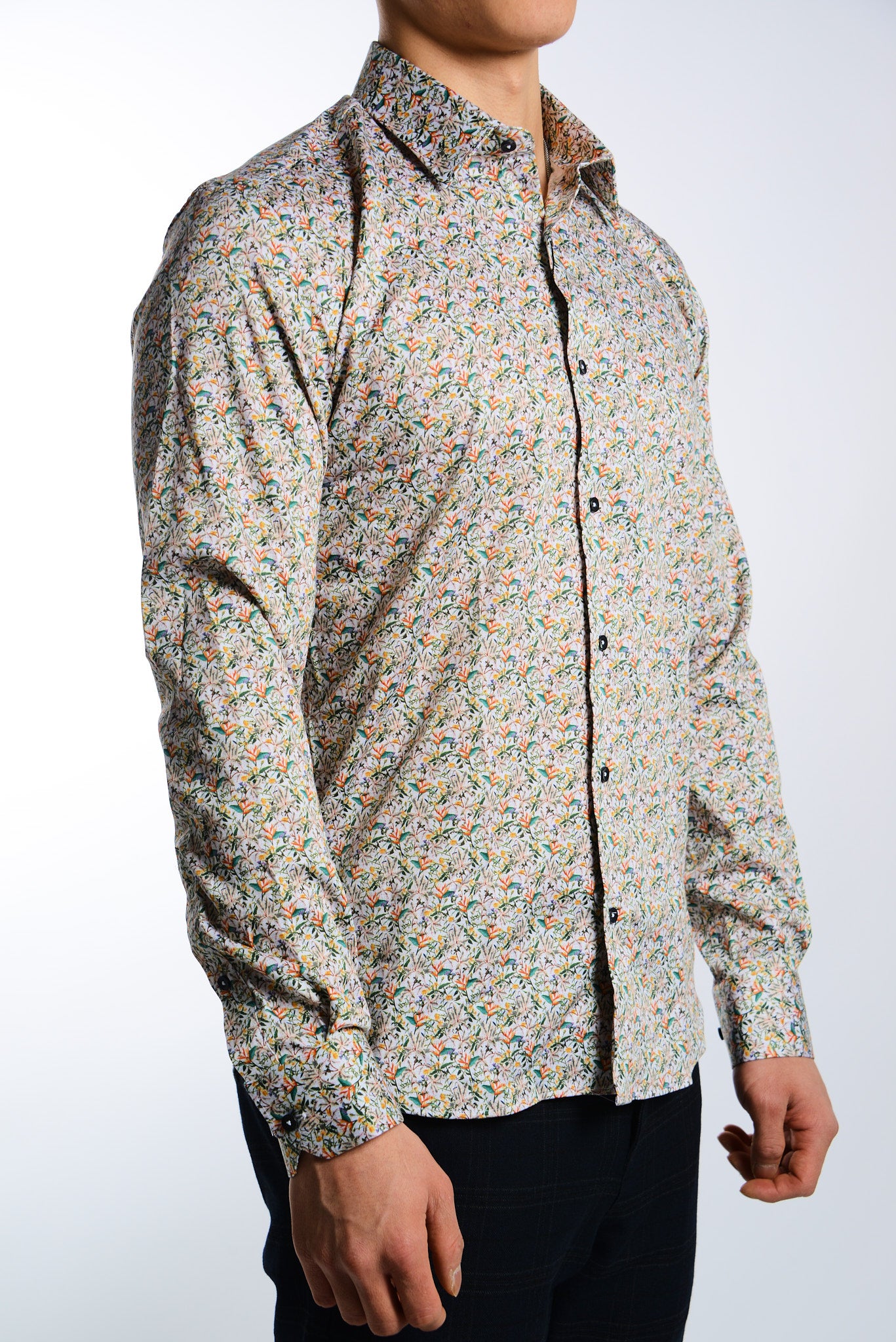 EURO SATEEN LS SPORT SHIRT