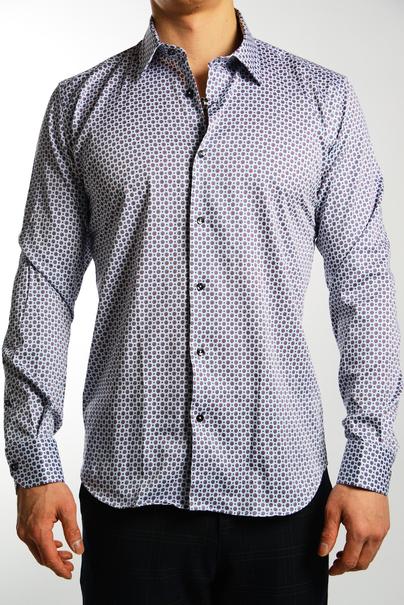 EURO SATEEN LS SPORT SHIRT