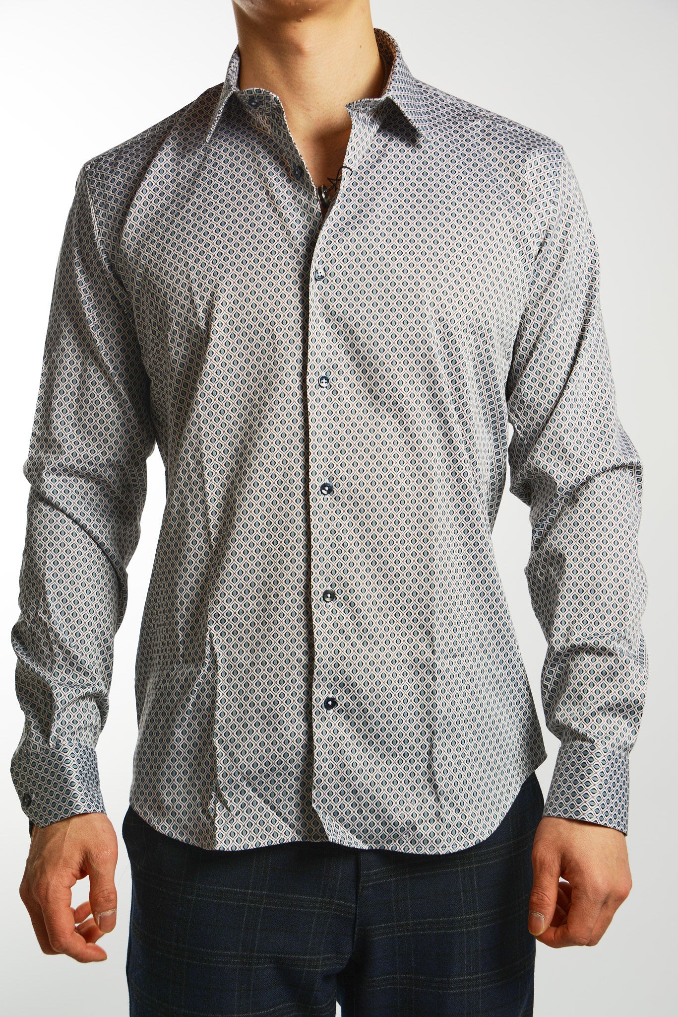 EURO SATEEN LS SPORT SHIRT