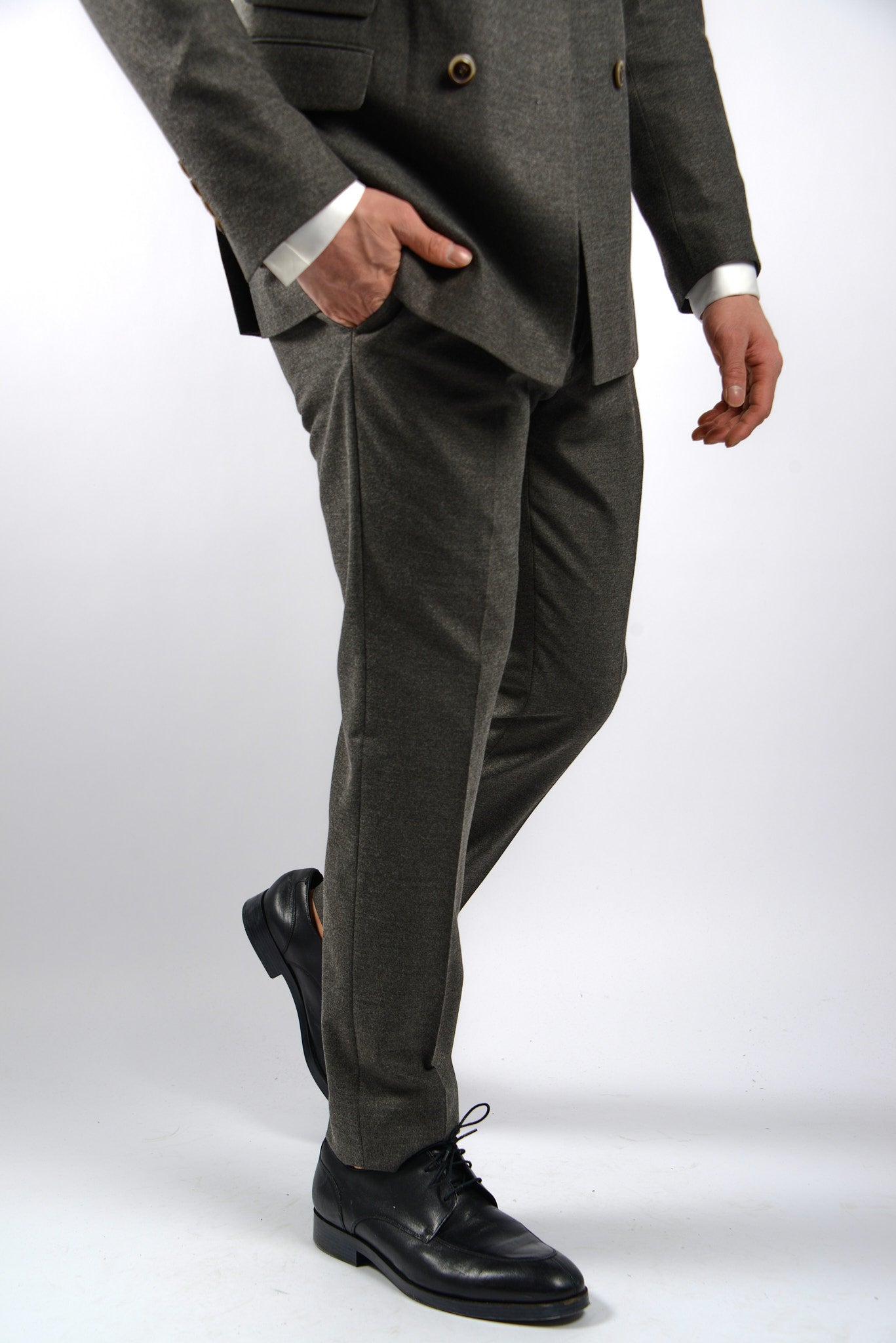 EURO BRUSHED TONAL DT DRESS PANT