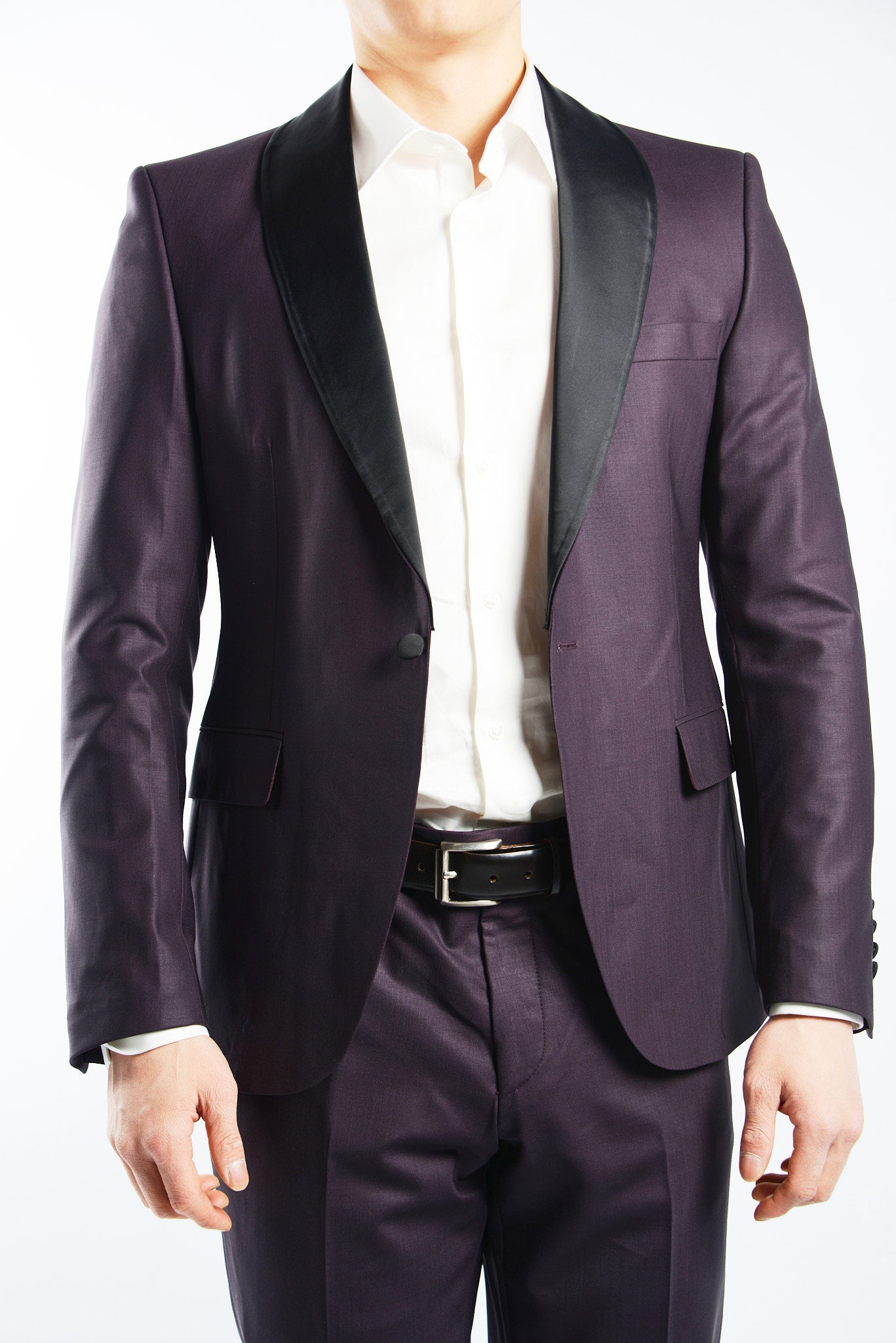 Euro Solid Tuxedo Pant