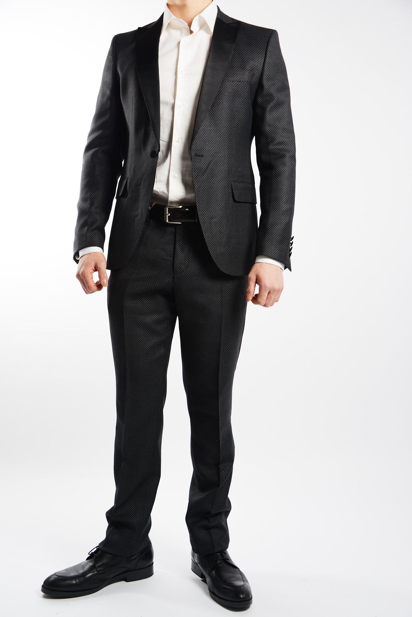 Euro Pin Dot Tuxedo Pant