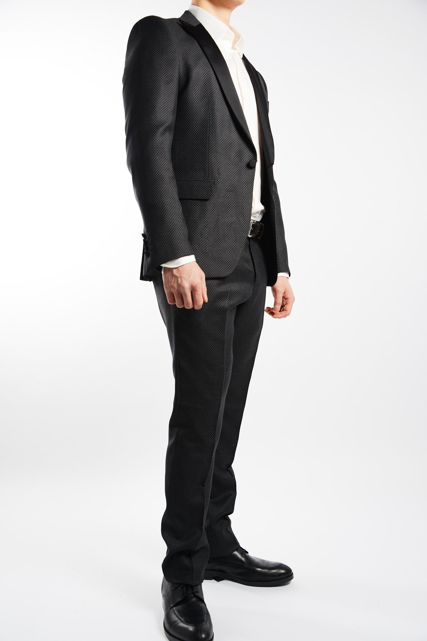 Euro Pin Dot Tuxedo Pant