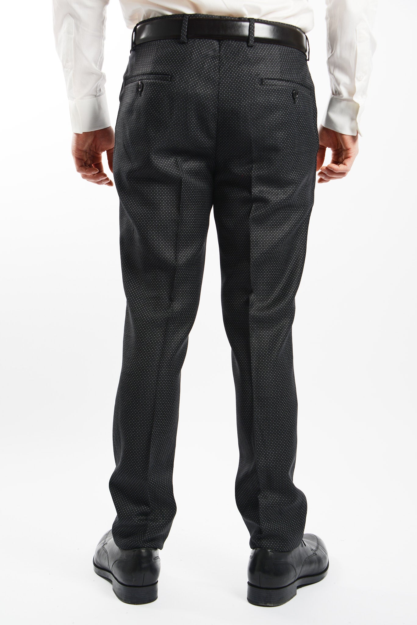 Euro Pin Dot Tuxedo Pant