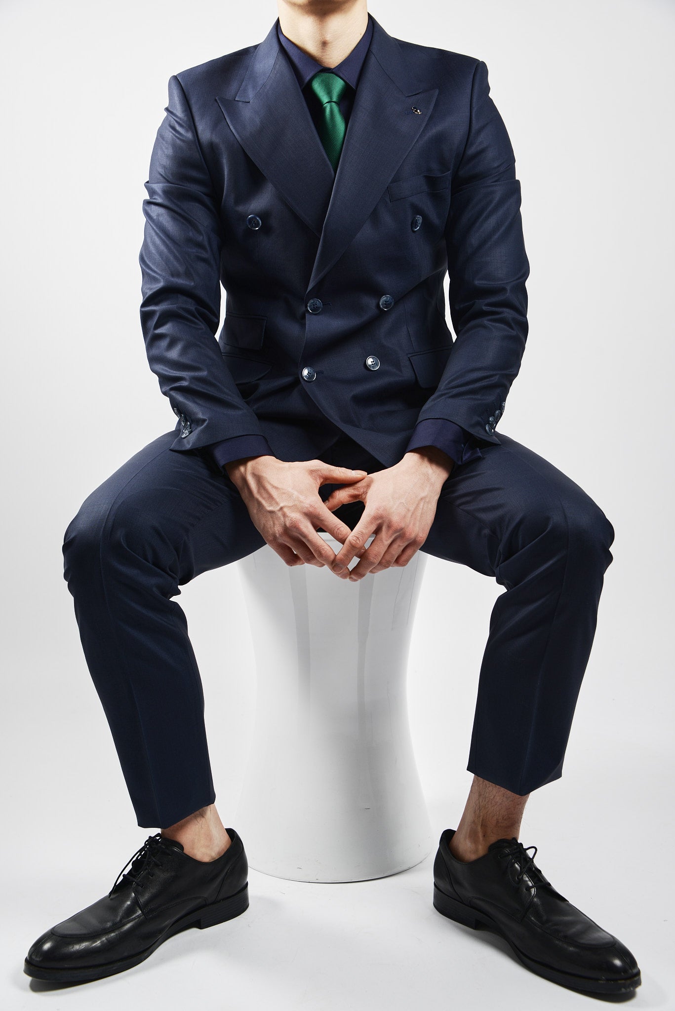 EURO TONAL CHECK DT DRESS PANT