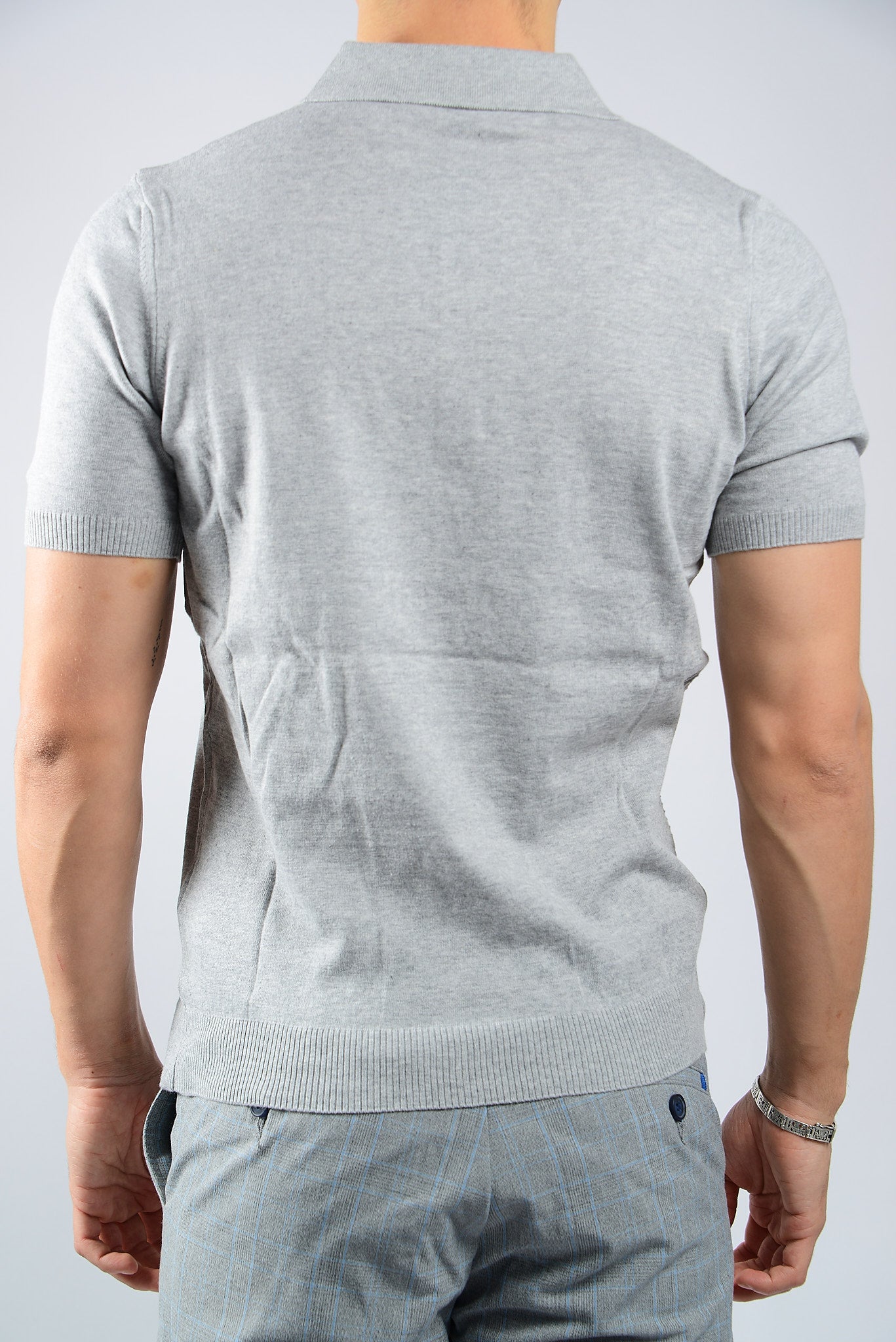 COLORBLOCK KNIT POLO