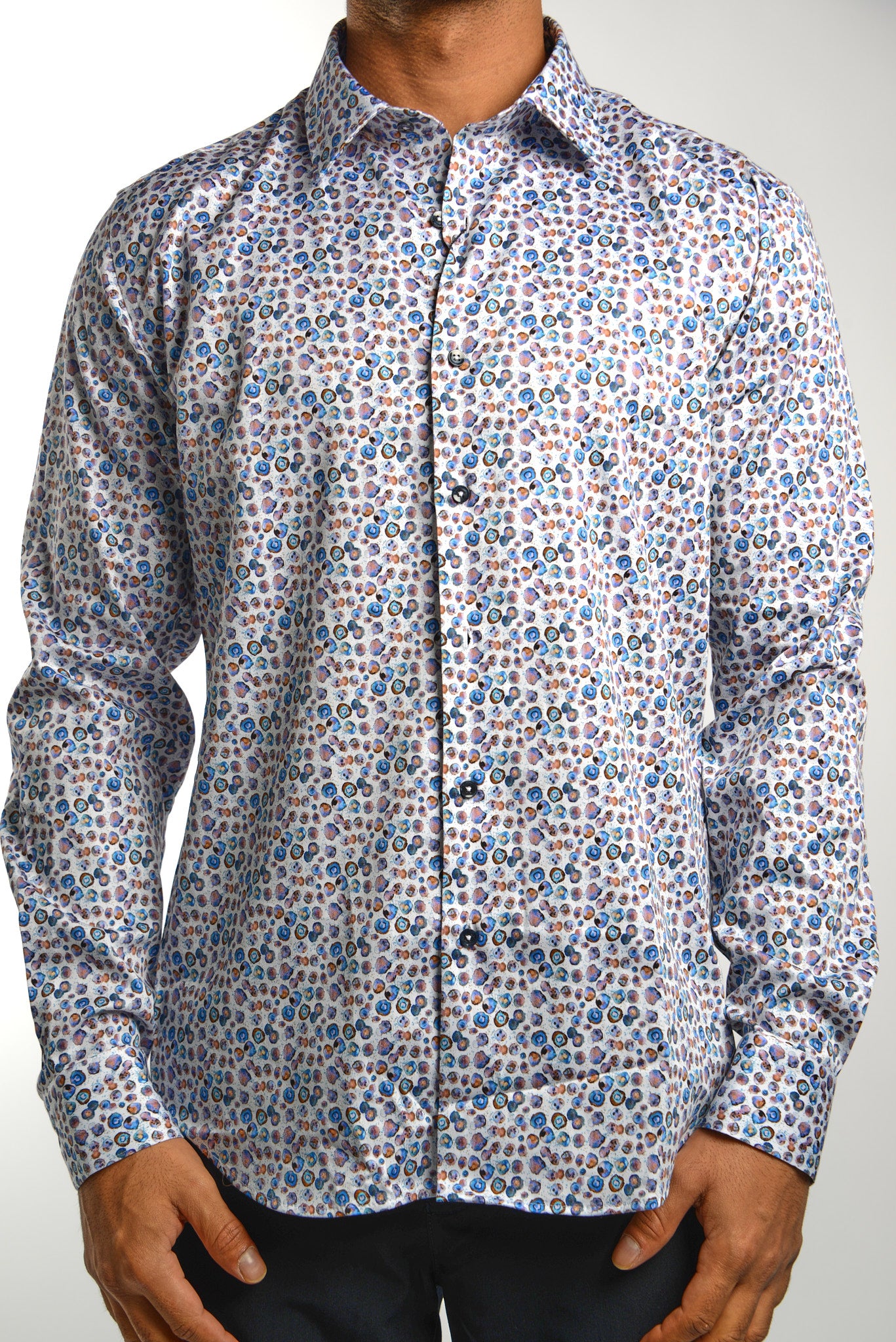 EURO SATEEN LS SPORT SHIRT