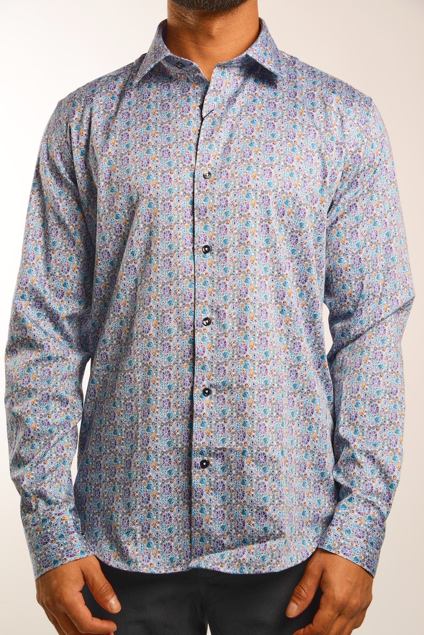 EURO SATEEN LS SPORT SHIRT