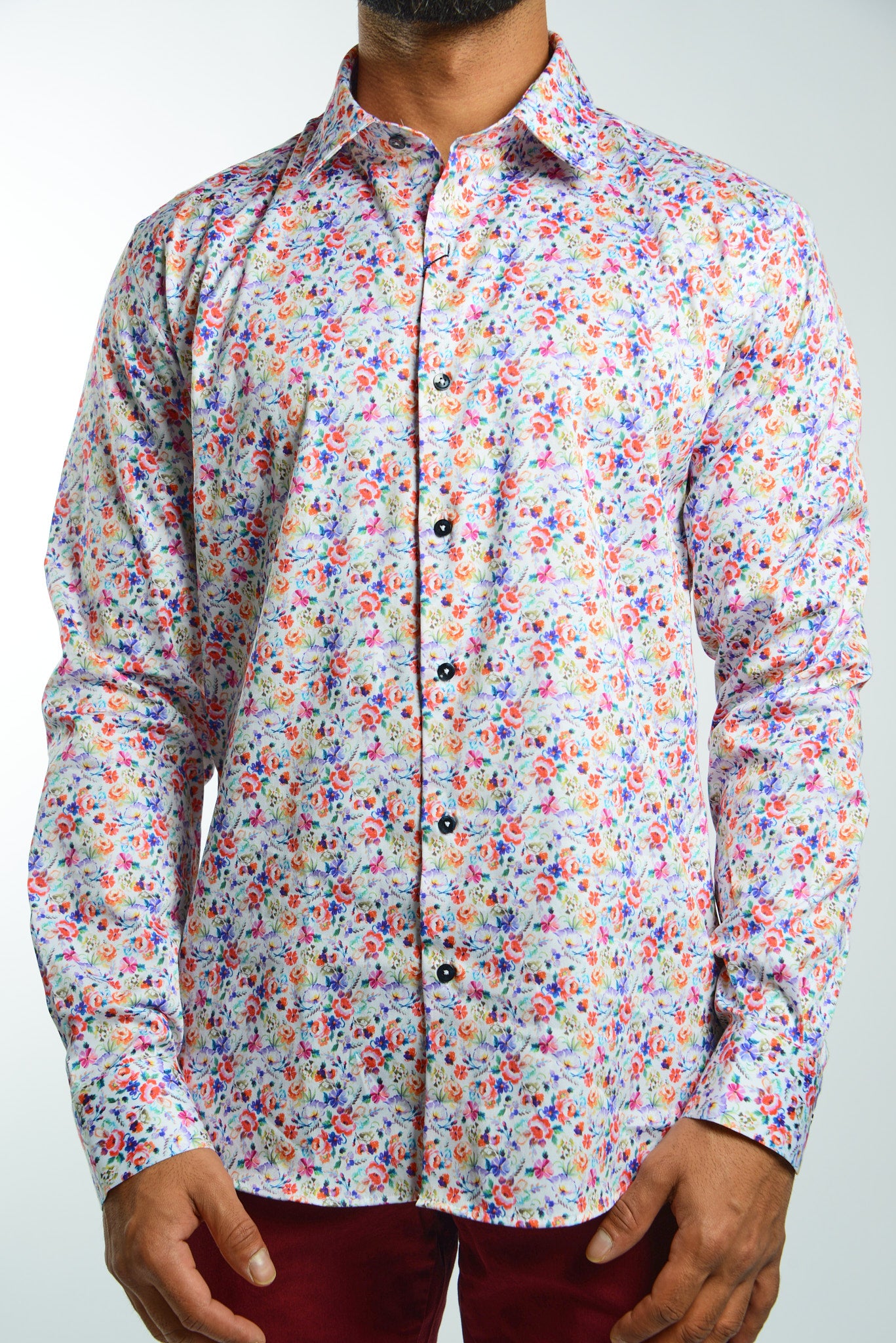 EURO SATEEN LS SPORT SHIRT