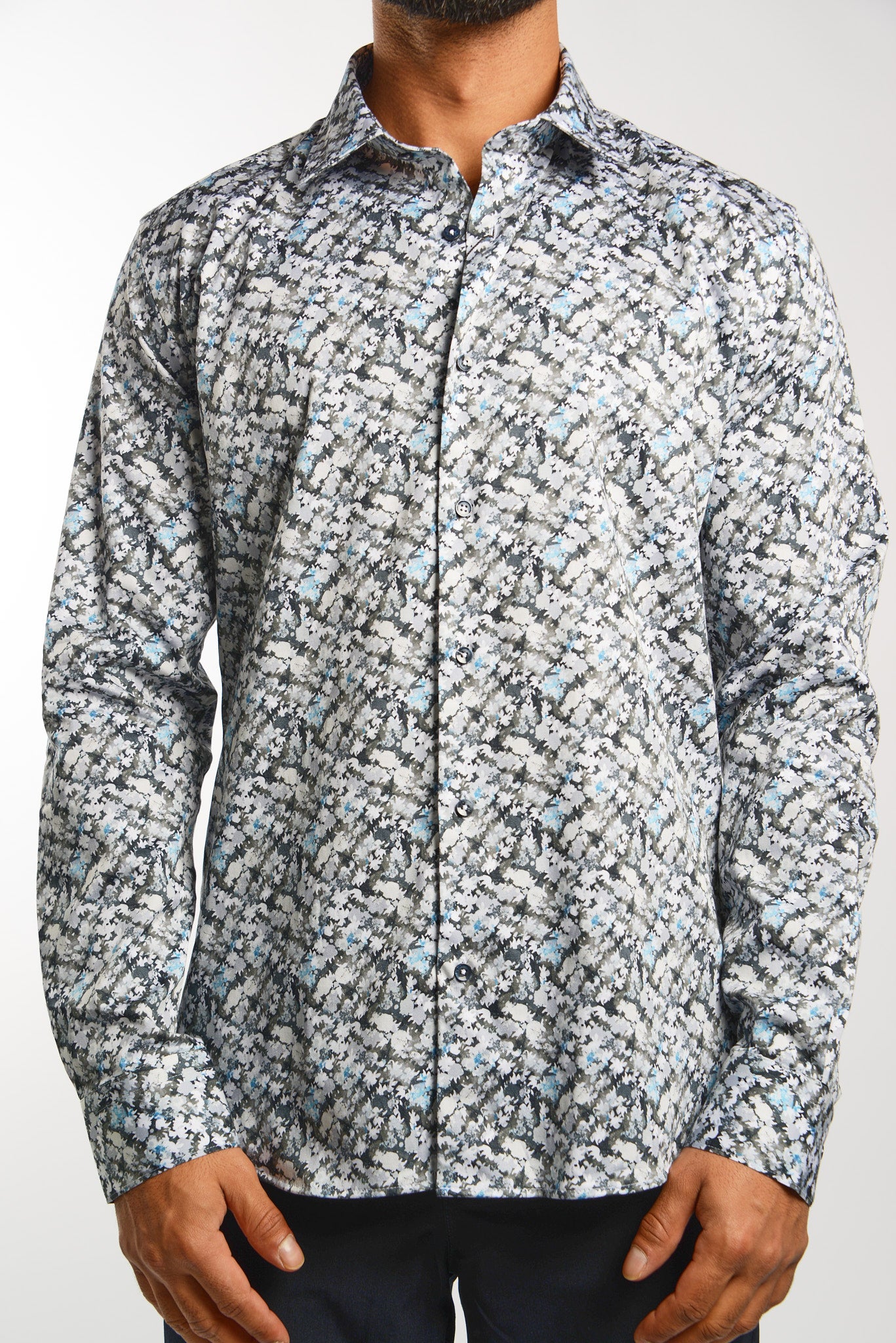 EURO SATEEN LS SPORT SHIRT