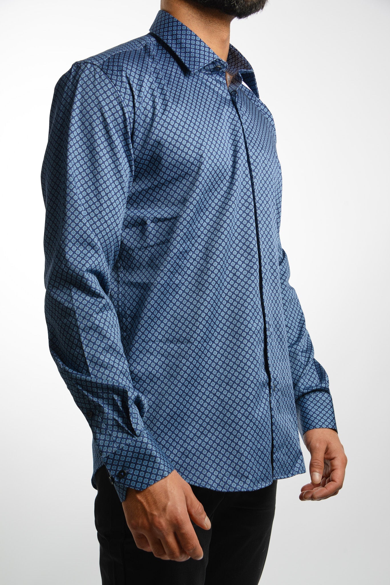 EURO SATEEN LS SPORT SHIRT