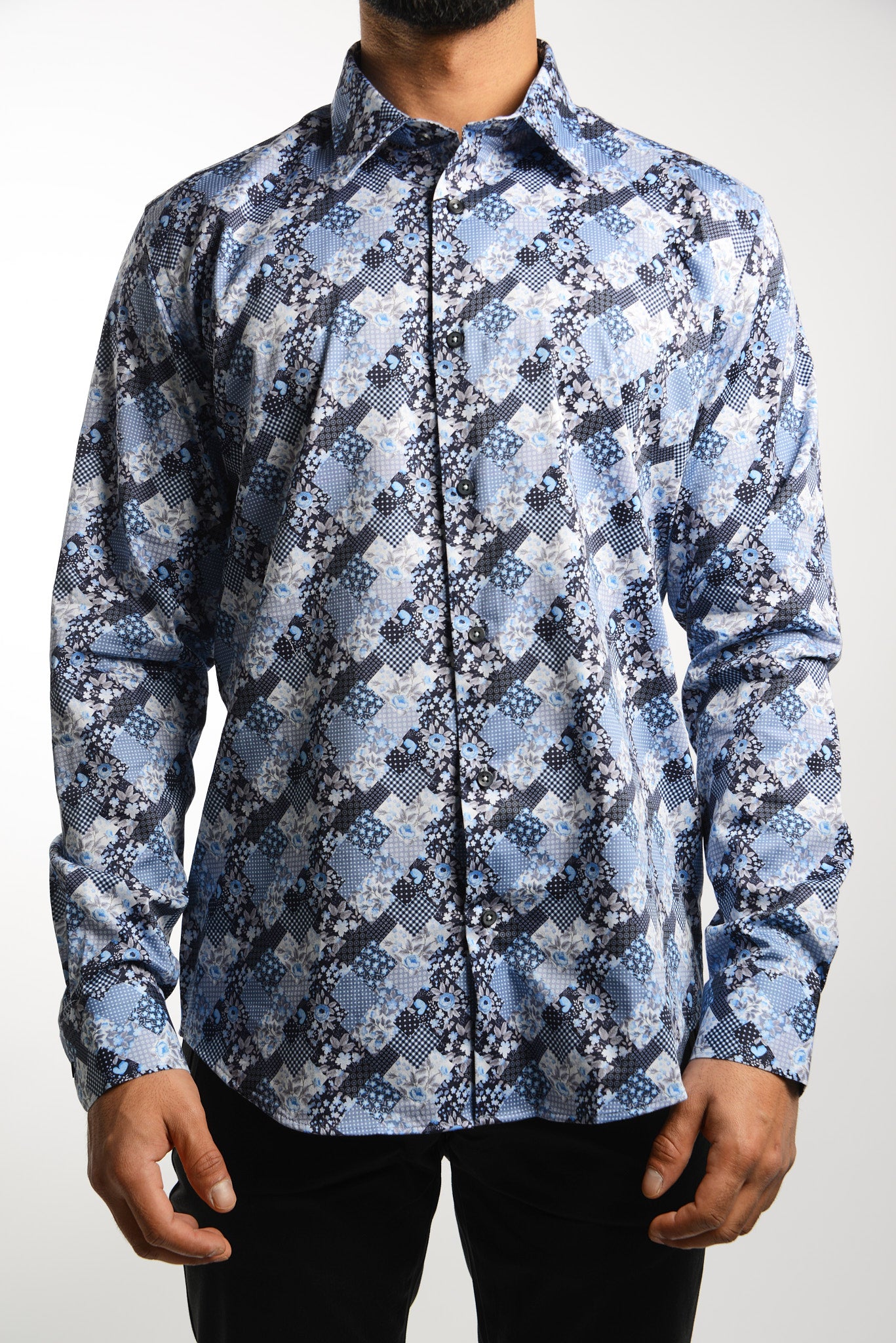 EURO SATEEN LS SPORT SHIRT