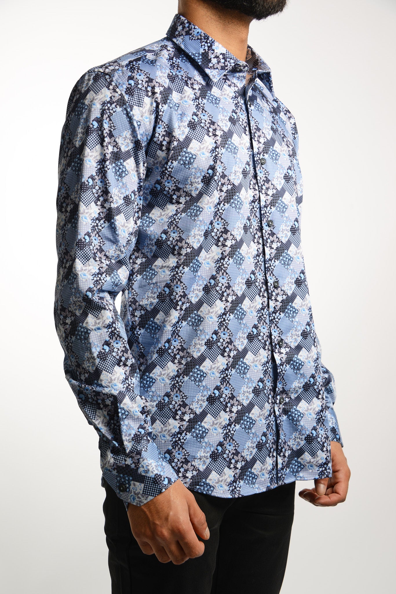 EURO SATEEN LS SPORT SHIRT