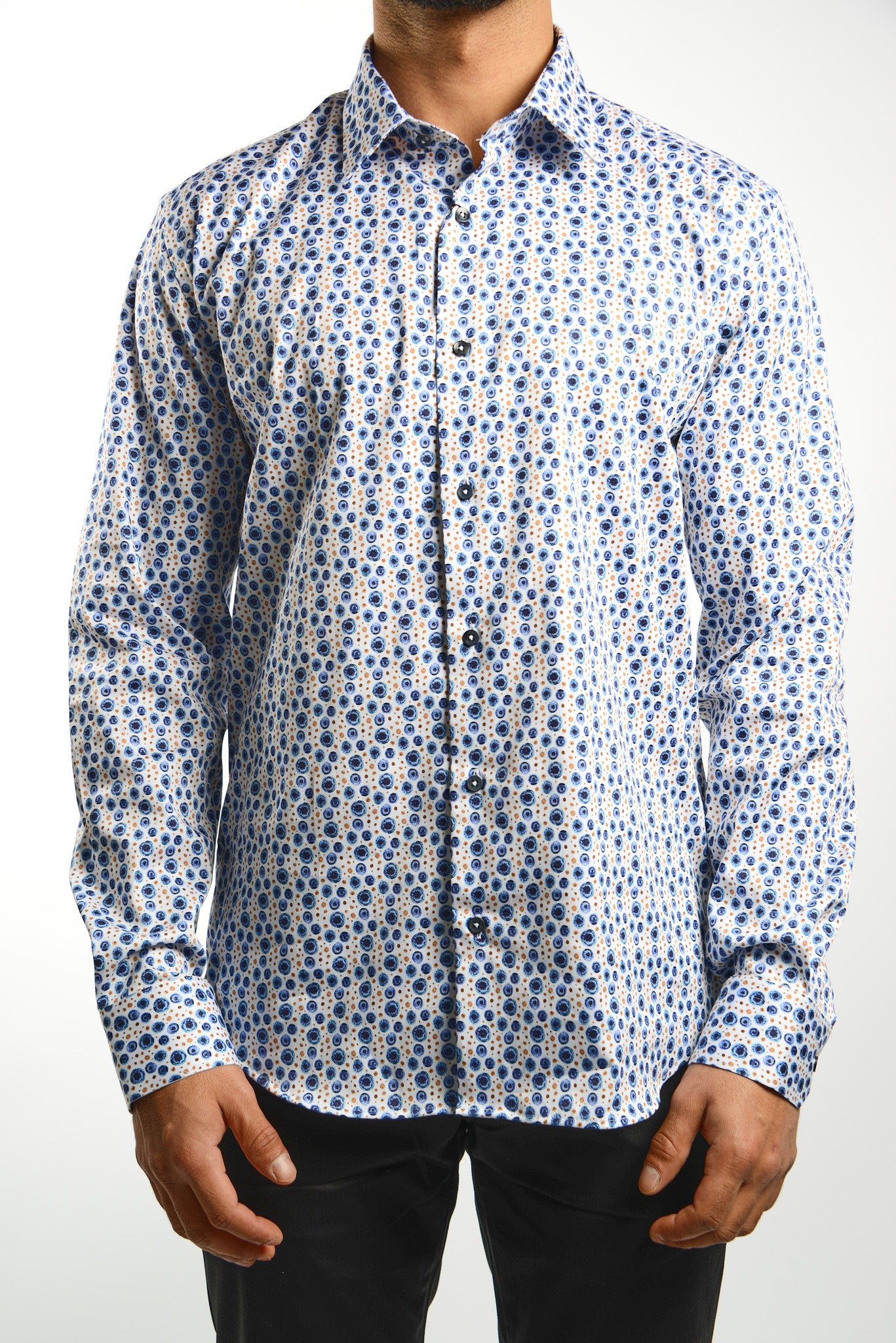 EURO SATEEN LS SPORT SHIRT