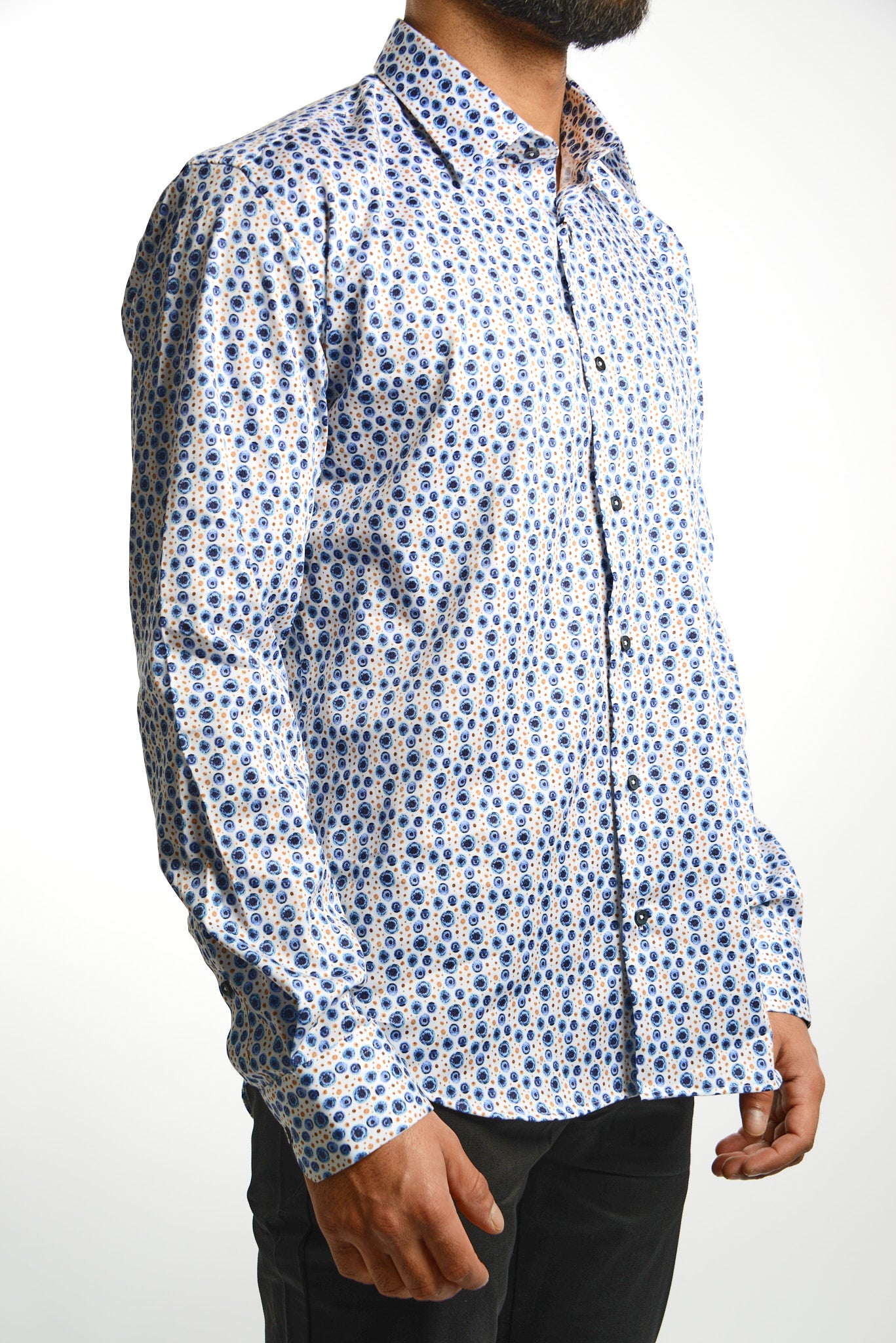 EURO SATEEN LS SPORT SHIRT