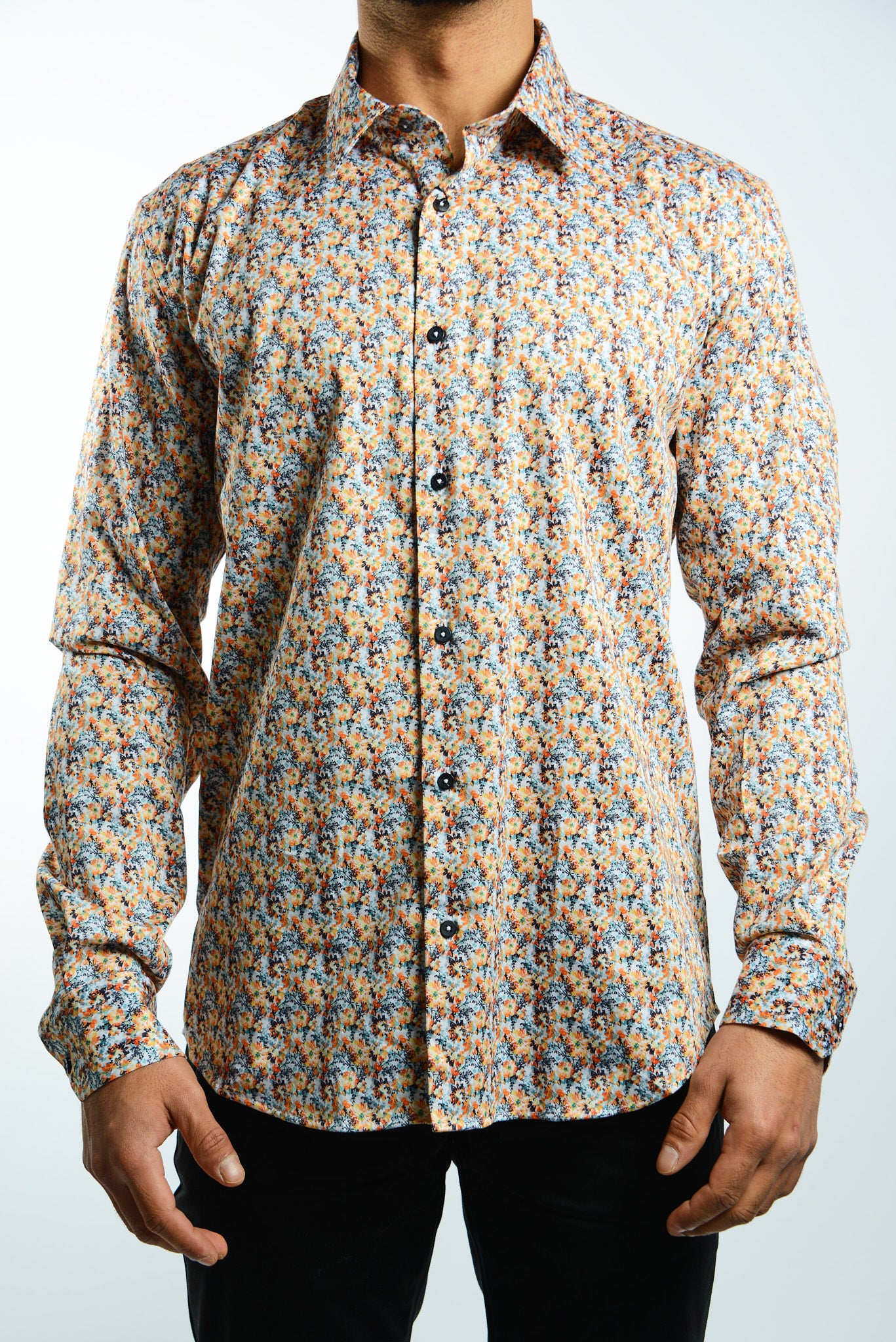 EURO SATEEN LS SPORT SHIRT
