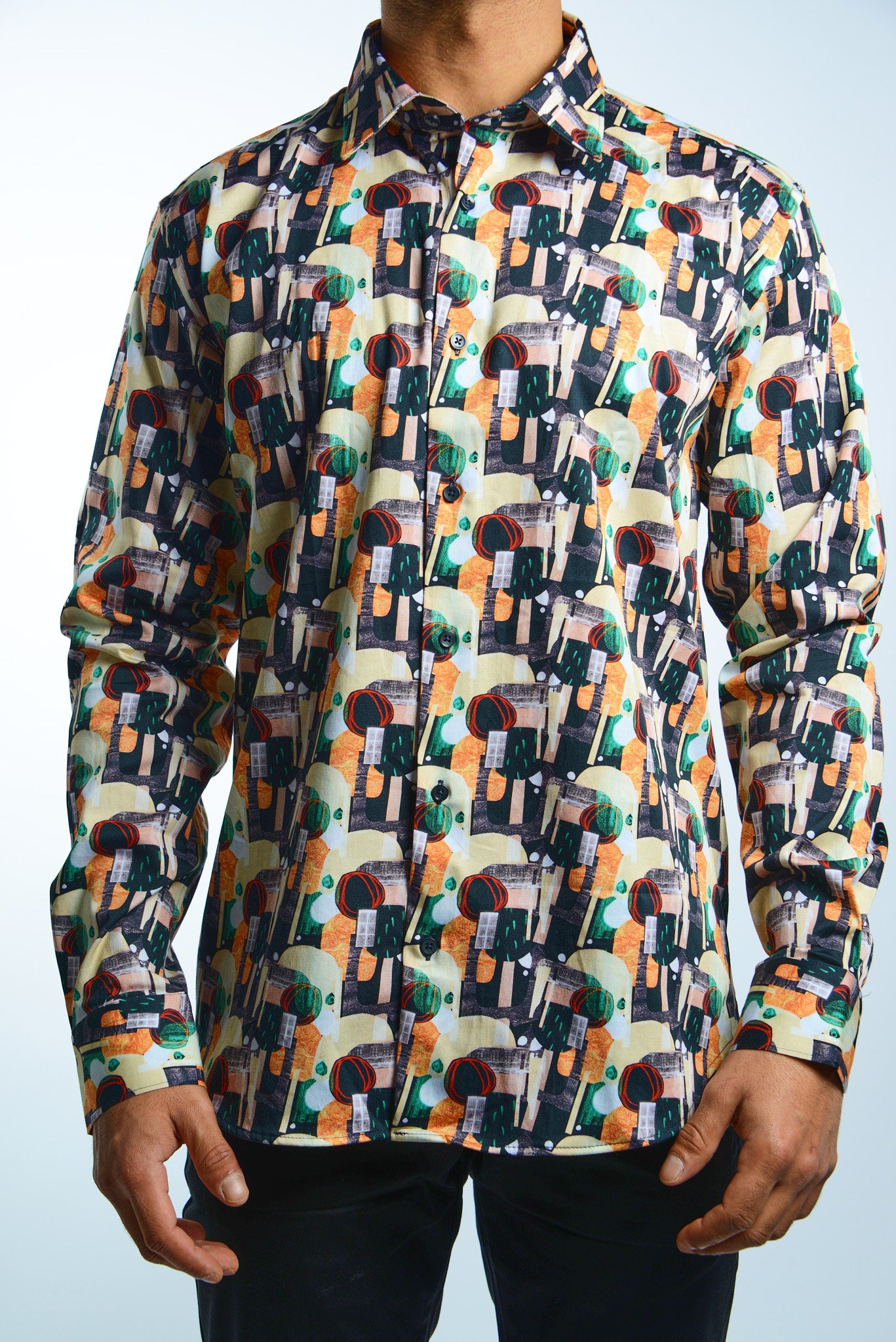 EURO SATEEN LS SPORT SHIRT
