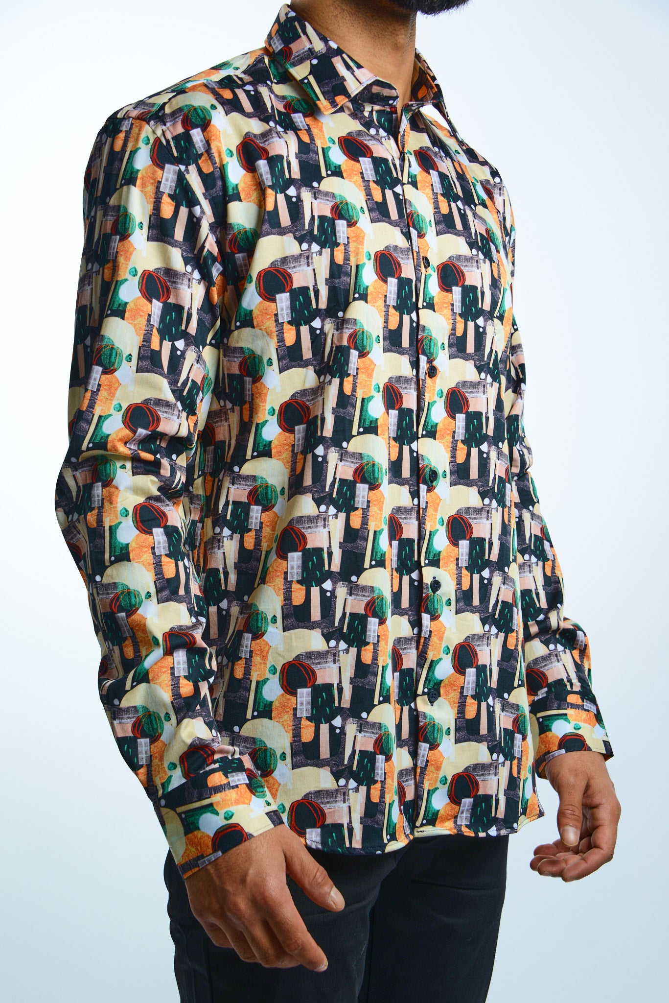 EURO SATEEN LS SPORT SHIRT
