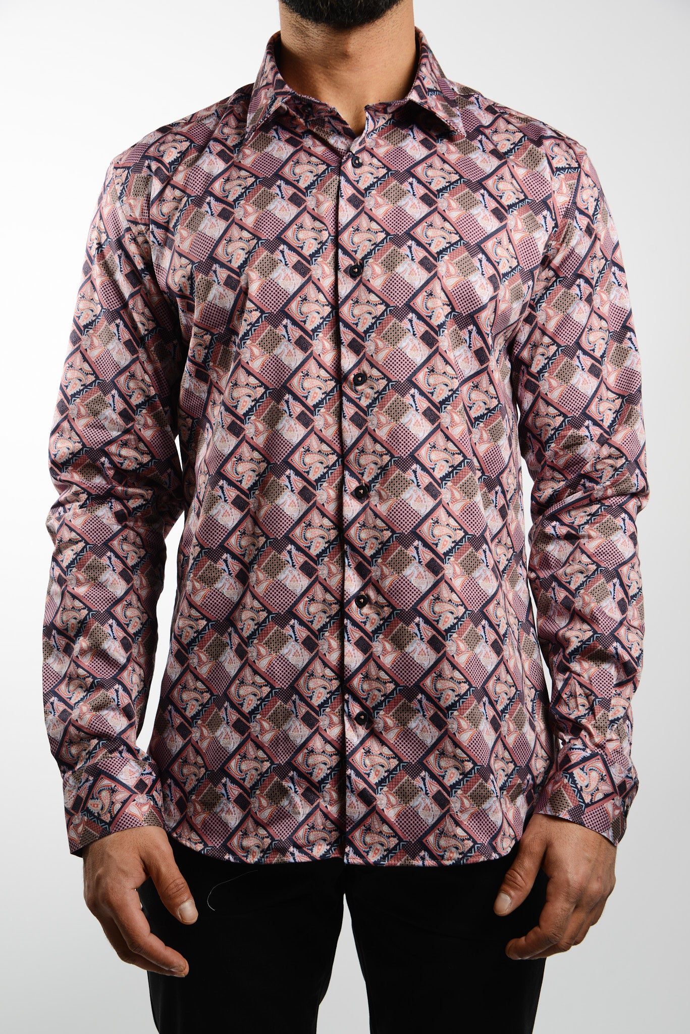 EURO SATEEN LS SPORT SHIRT