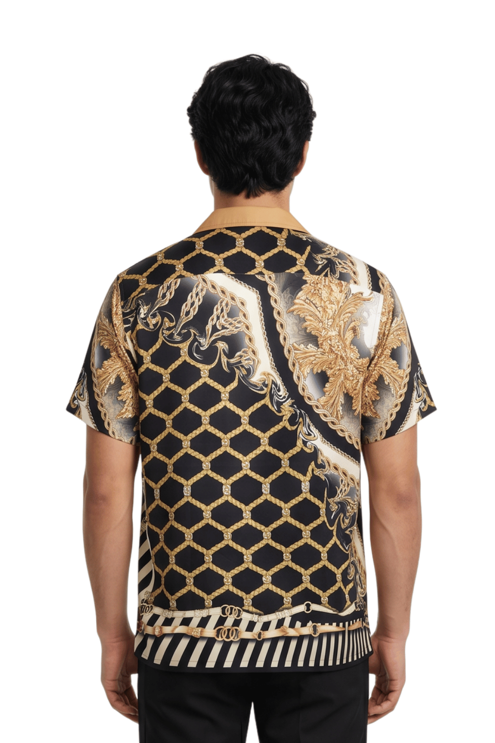 [48021-10] Resort Collar Short Sleeve Shirt