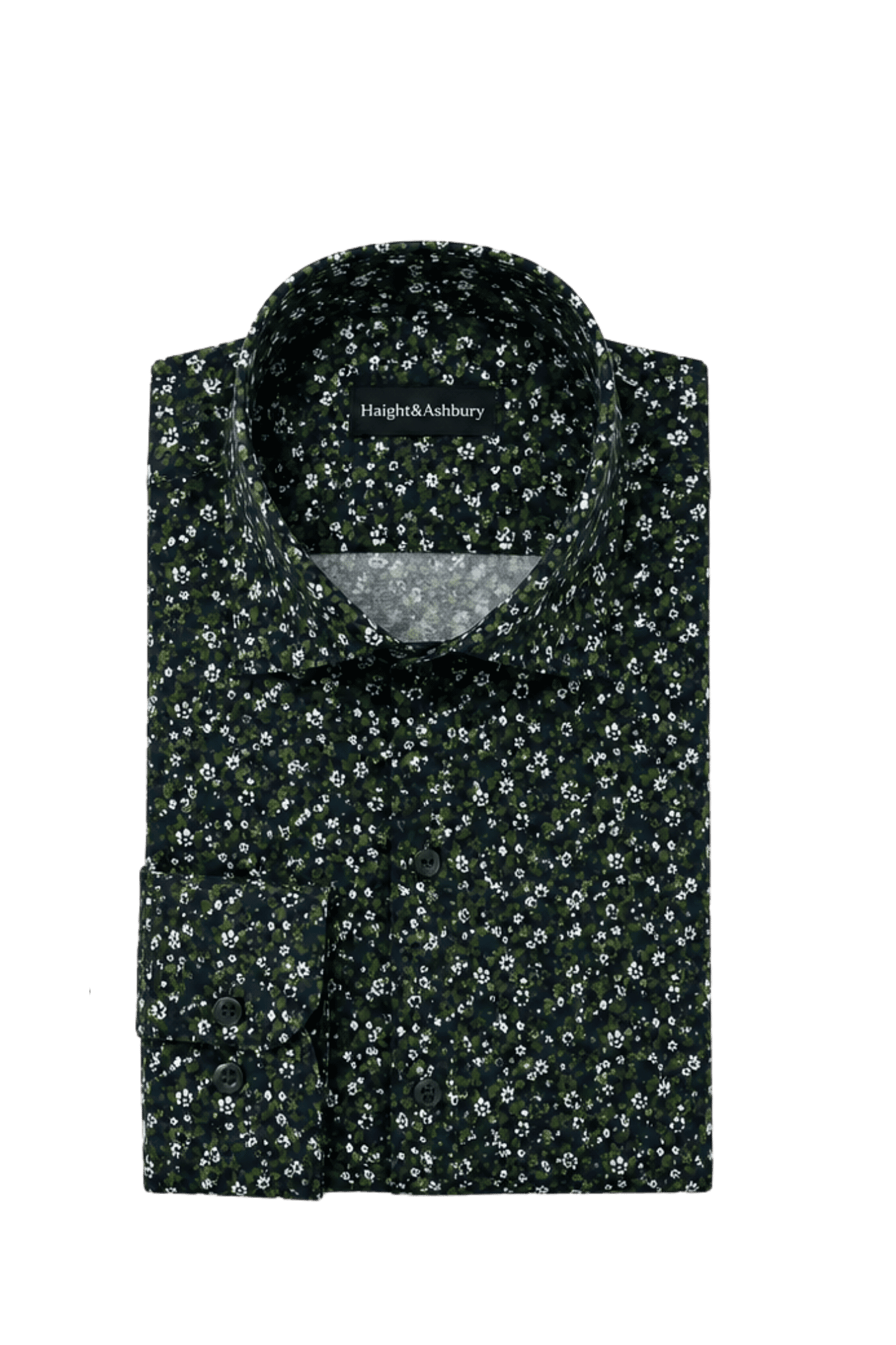 [48022-100] DT PRINTED DRESS SHIRT