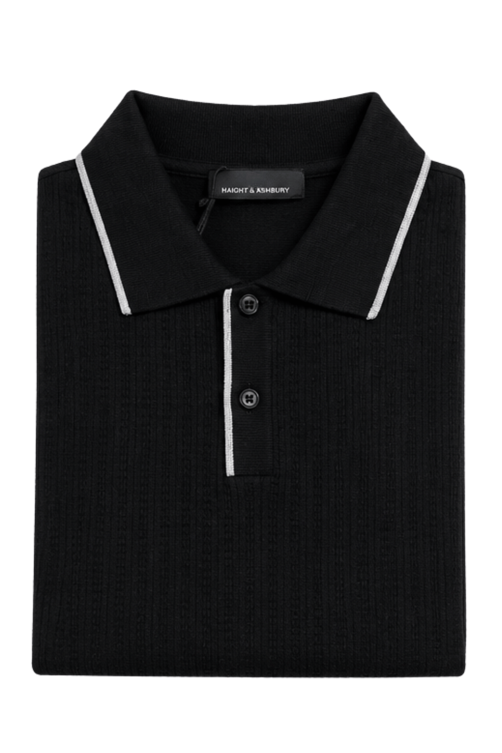 [33164-40-101] CASHMERE BLEND SS BUTTON POLO