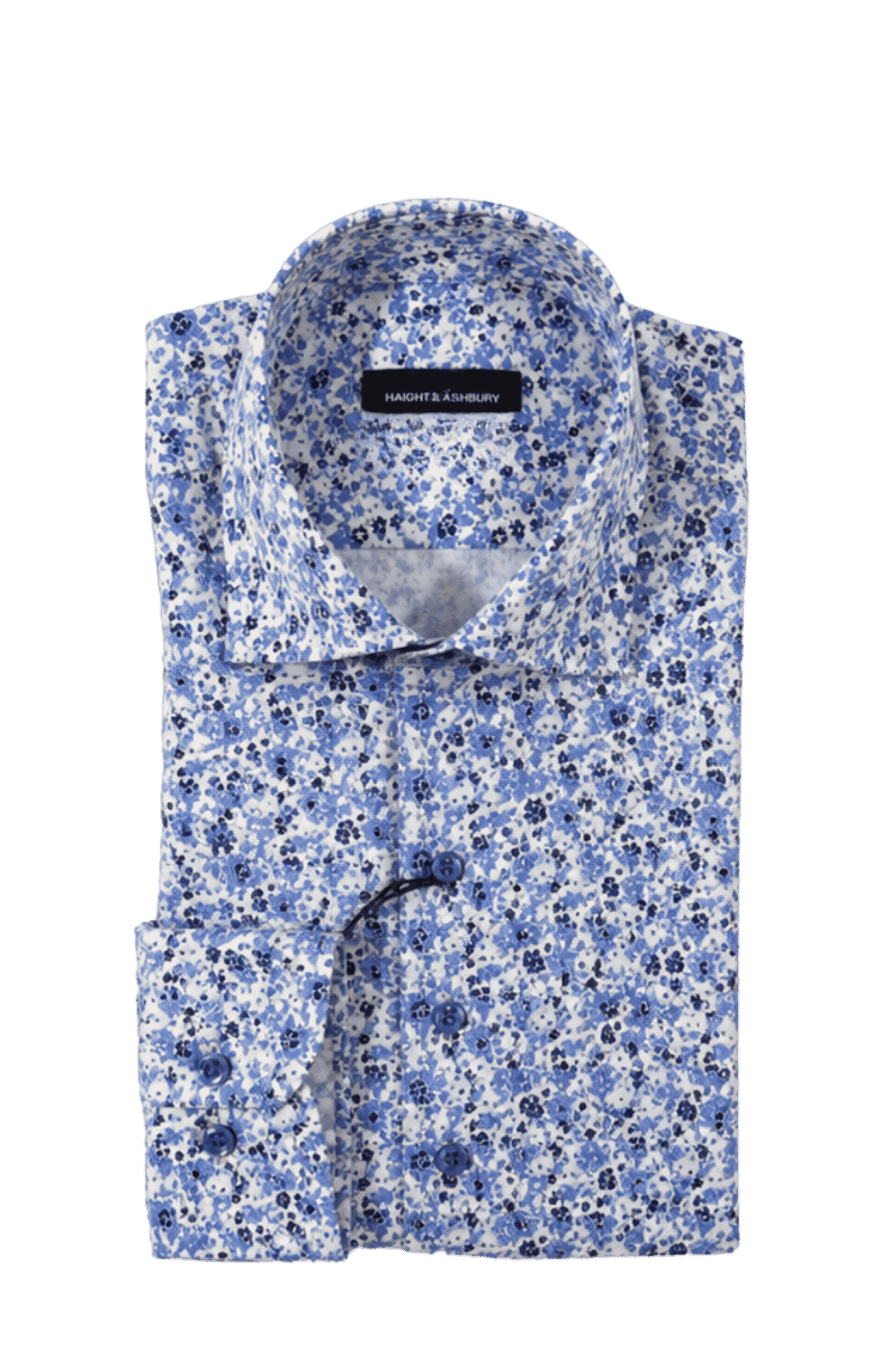 [48022-102] DT PRINTED DRESS SHIRT