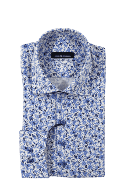 [48022-102] DT PRINTED DRESS SHIRT