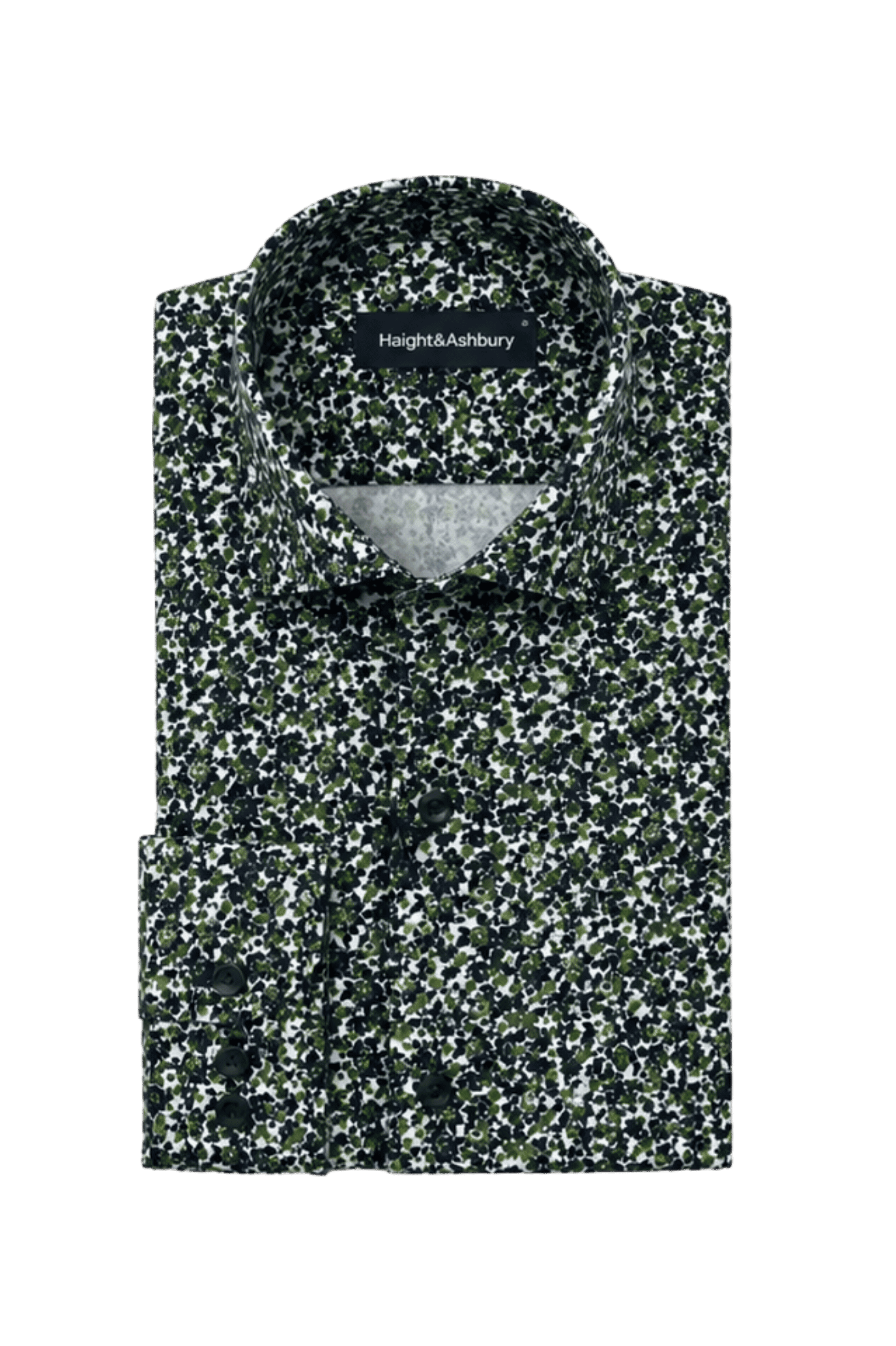 [48022-104] DT PRINTED DRESS SHIRT