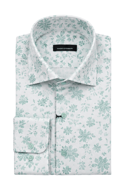 [48022-105] DT PRINTED DRESS SHIRT