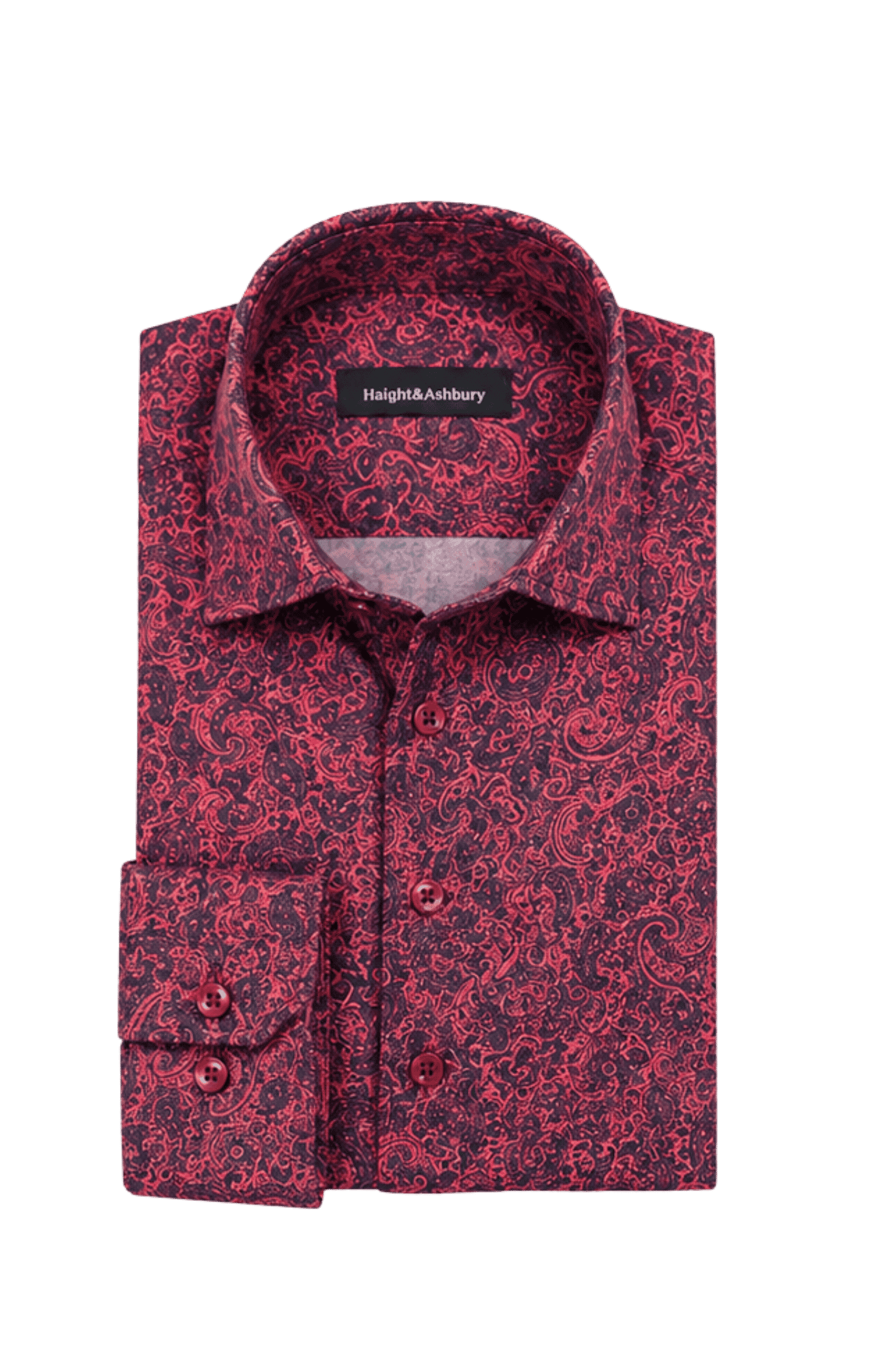 [48022-107] DT PRINTED DRESS SHIRT