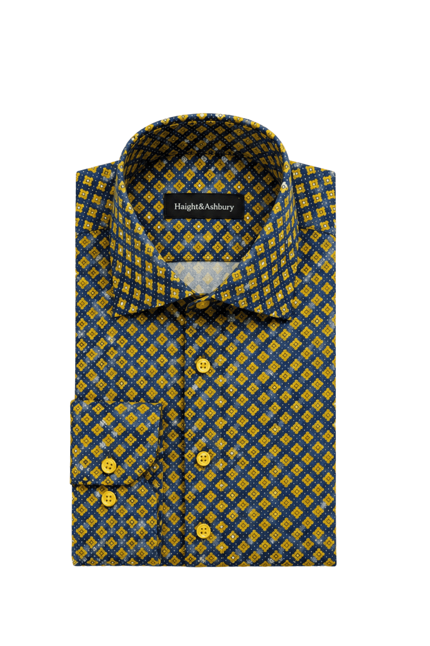 [48022-109] DT PRINTED DRESS SHIRT