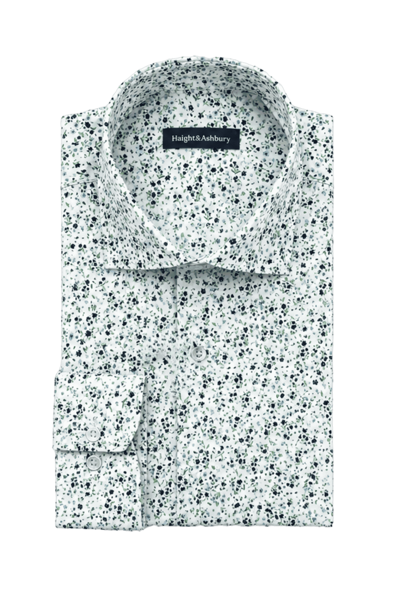 [48022-10] DT PRINTED DRESS SHIRT