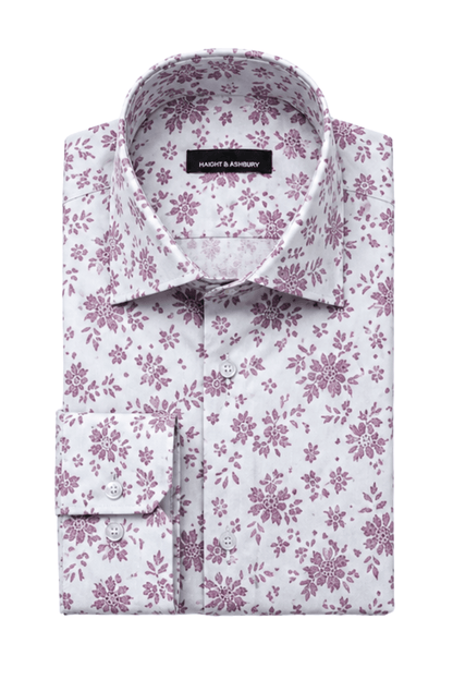 [48022-110] DT PRINTED DRESS SHIRT
