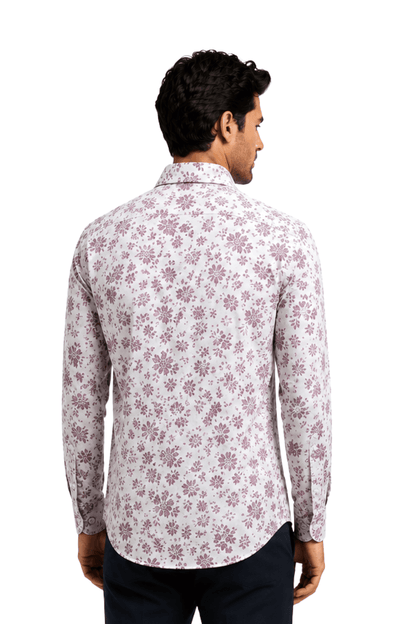 [48022-110] DT PRINTED DRESS SHIRT